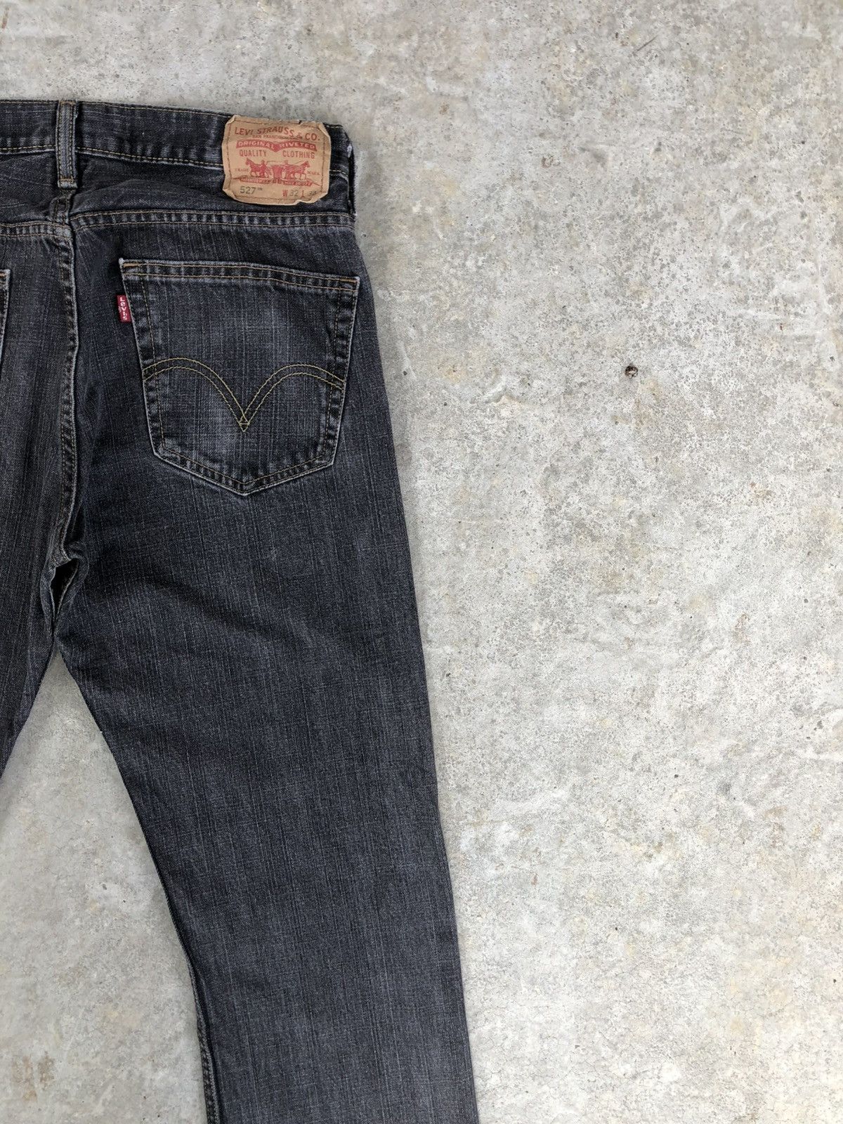 If Six Was Nine Y2k Levi’s 527 Flared Jeans Bootcut Distressed Jeans Size US 33 - 10 Thumbnail
