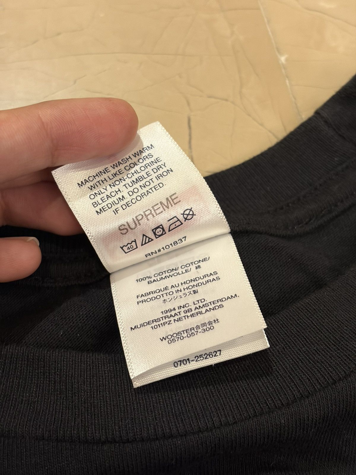 Antihero × Supreme Supreme antihero long sleeve tee Size US S / EU 44-46 / 1 - 5 Thumbnail