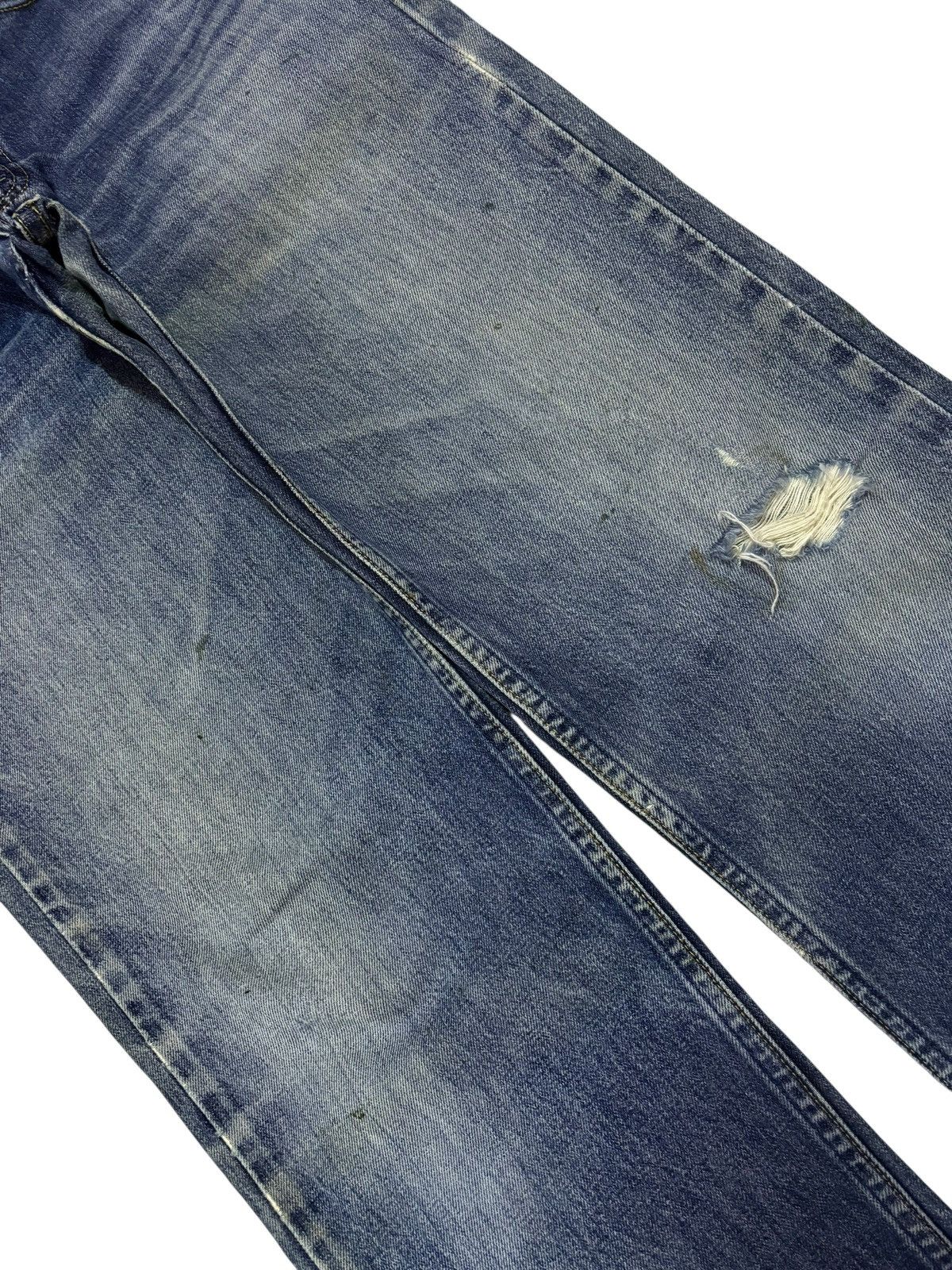 Levi's Vtg 90s Levis 505 Distressed Jeans Size US 30 / EU 46 - 3 Thumbnail