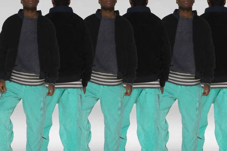 Cav Empt CE 19SS L Heavy Striped Wide Rib Crew Sweatshirt Size US L / EU 52-54 / 3 - 8 Thumbnail