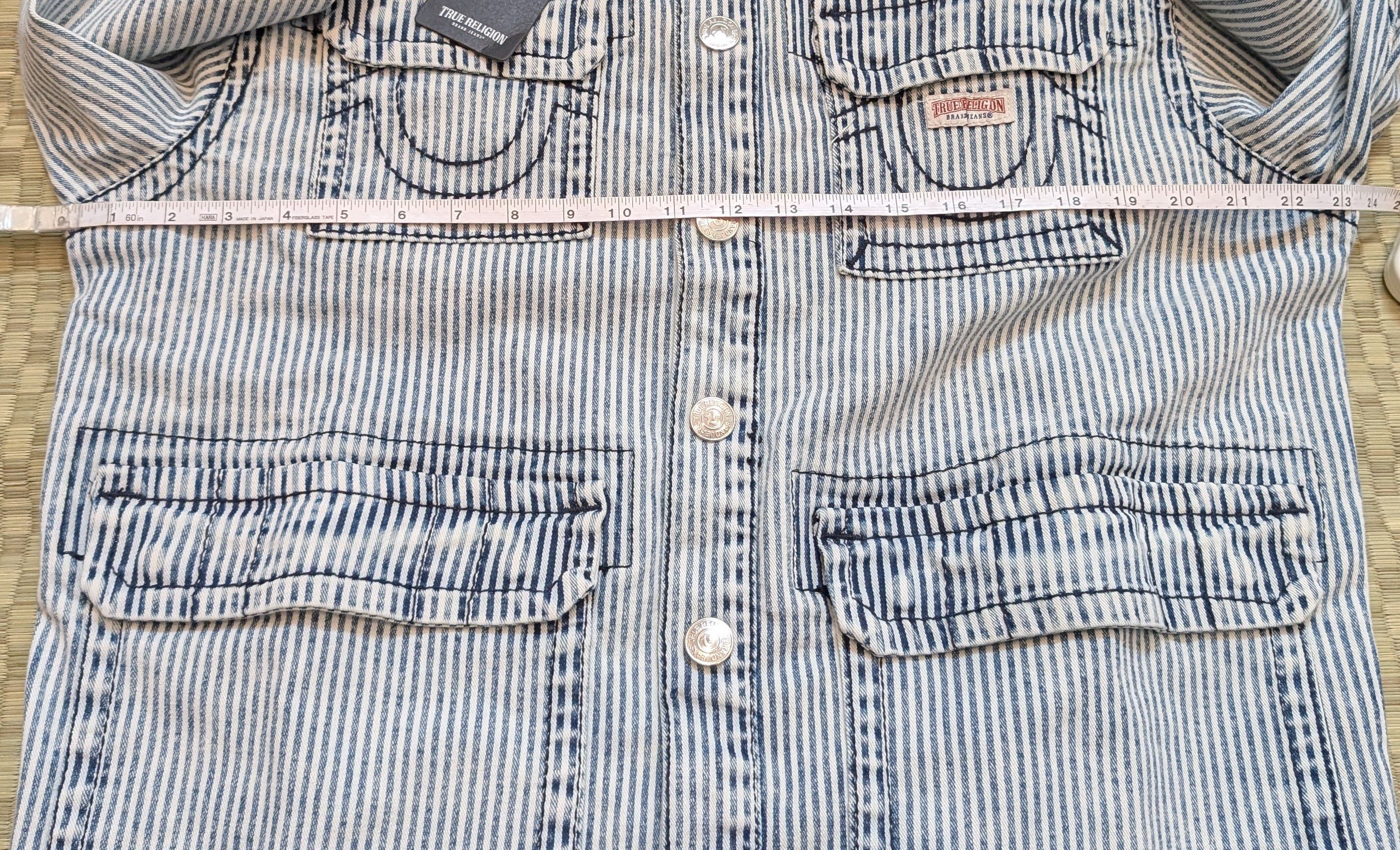 True Religion NWT True Religion Hickory Big T Striped Shacket Size US S / EU 44-46 / 1 - 7 Thumbnail