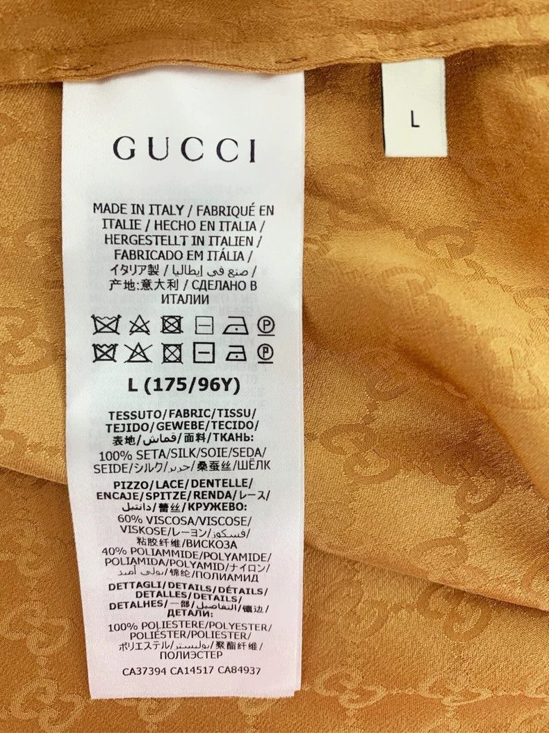 Gucci Gucci Brown logo dark pattern full print V-neck sleeveless Size L / US 10 / IT 46 - 7 Thumbnail