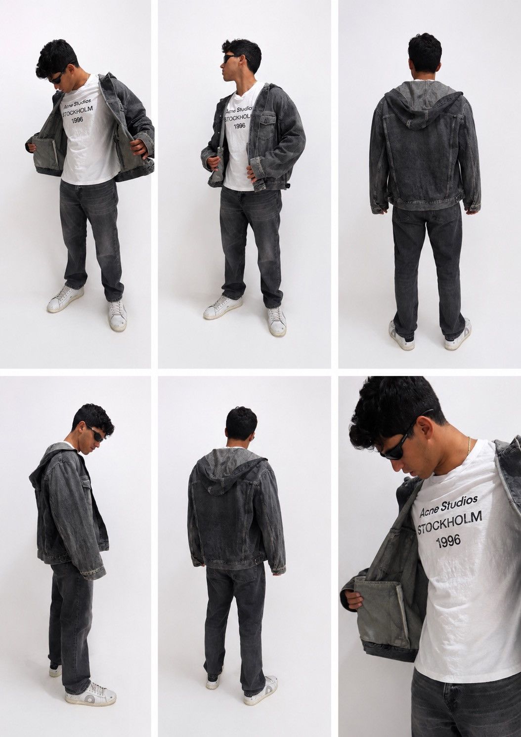 Acne Studios Acne Studios Denim Hooded Jacket Size US L / EU 52-54 / 3 - 1 Thumbnail