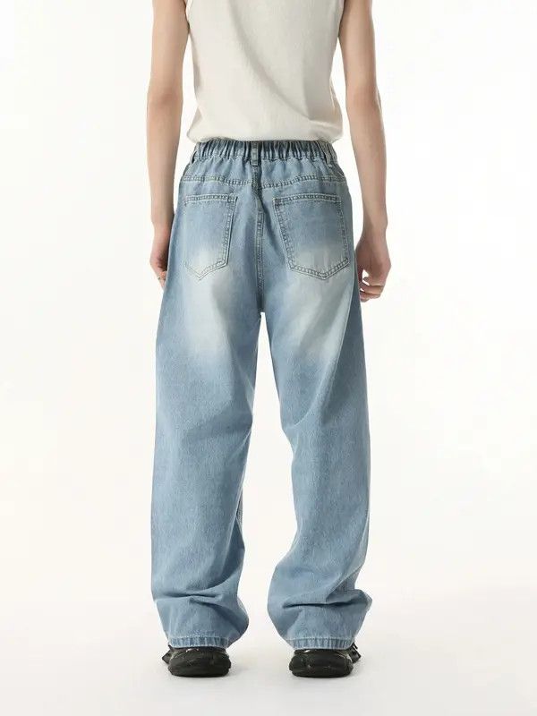 Jean Harada x Jyoge Japanese retro washed straight loose jeans Size US 32 / EU 48 - 5 Thumbnail