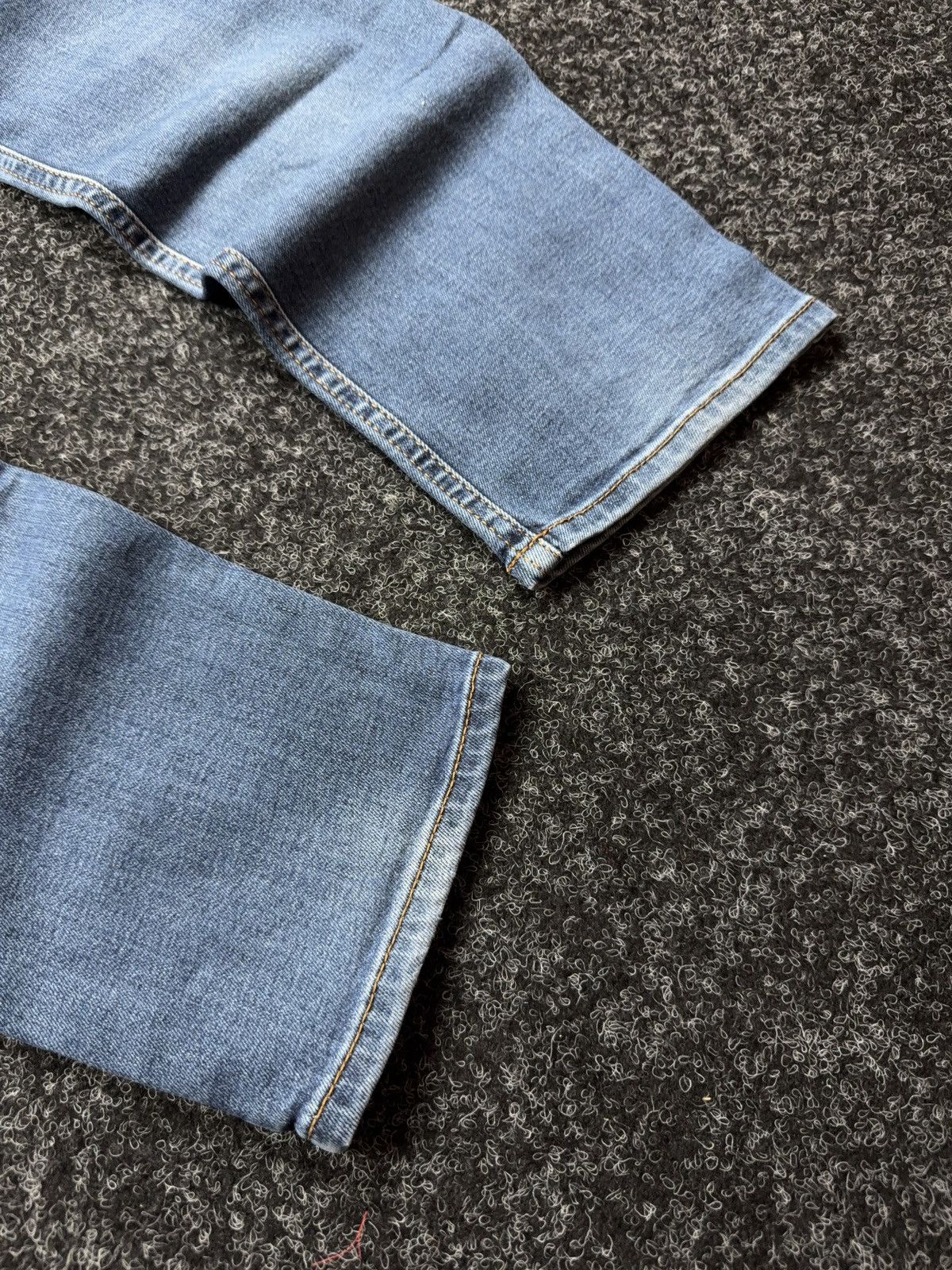Diesel 00s Luxury Y2K Diesel Thommer Slim Skinny Distressed Jeans Size US 33 - 10 Thumbnail