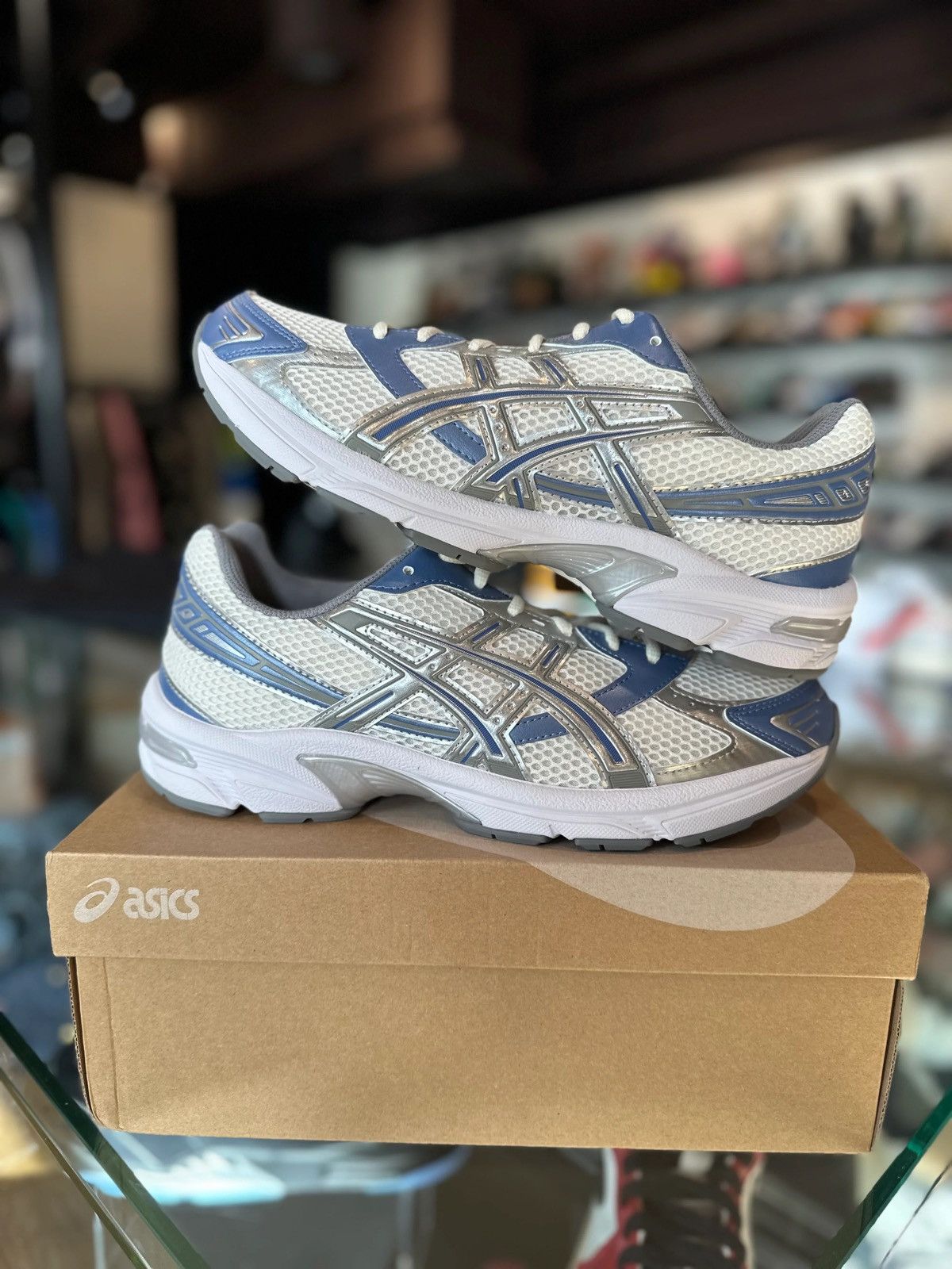 Asics ASICS Gel-1130 Cream/Blueberry DS OG Size 9 Size US 9 / EU 42 - 1 Thumbnail