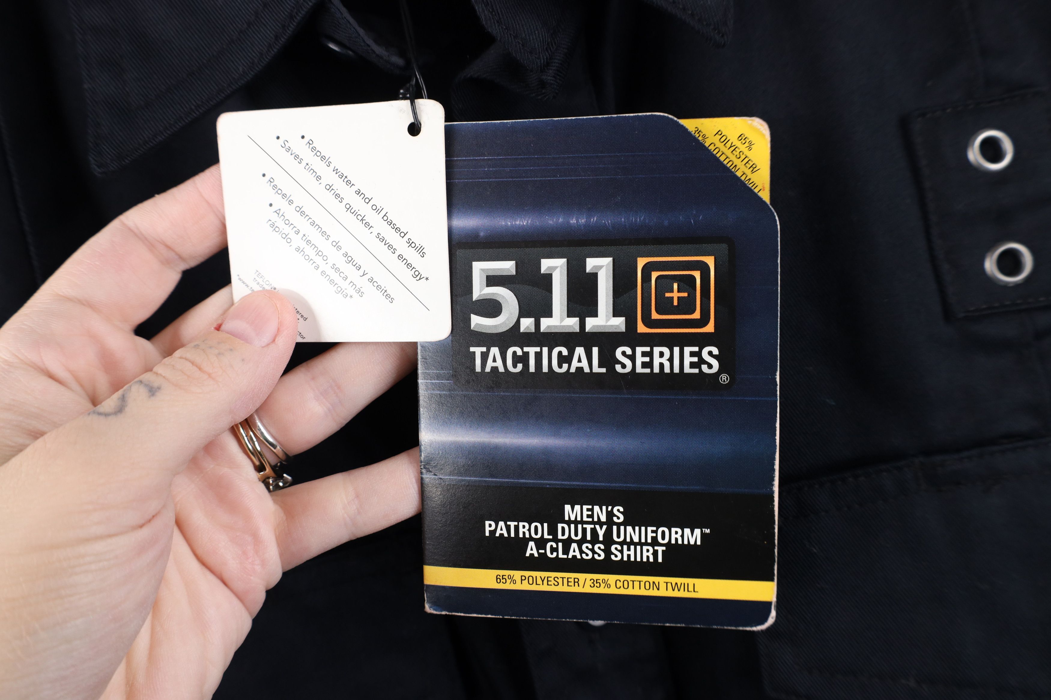 Vintage New 5.11 Tactical Series Patrol Duty Uniform Shirt Blue Size US L / EU 52-54 / 3 - 4 Thumbnail