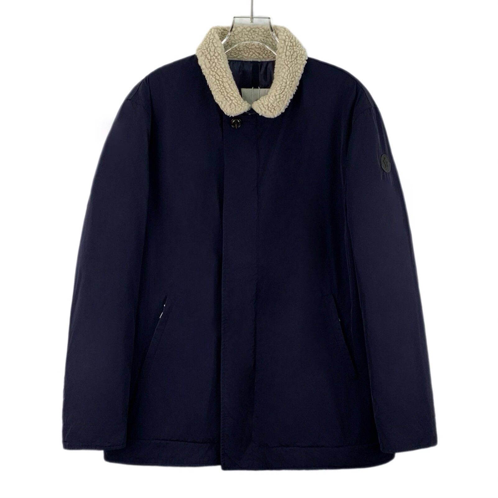 Moncler Moncler Blue Heavy Coat S Men Size US S / EU 44-46 / 1 - 1 Thumbnail