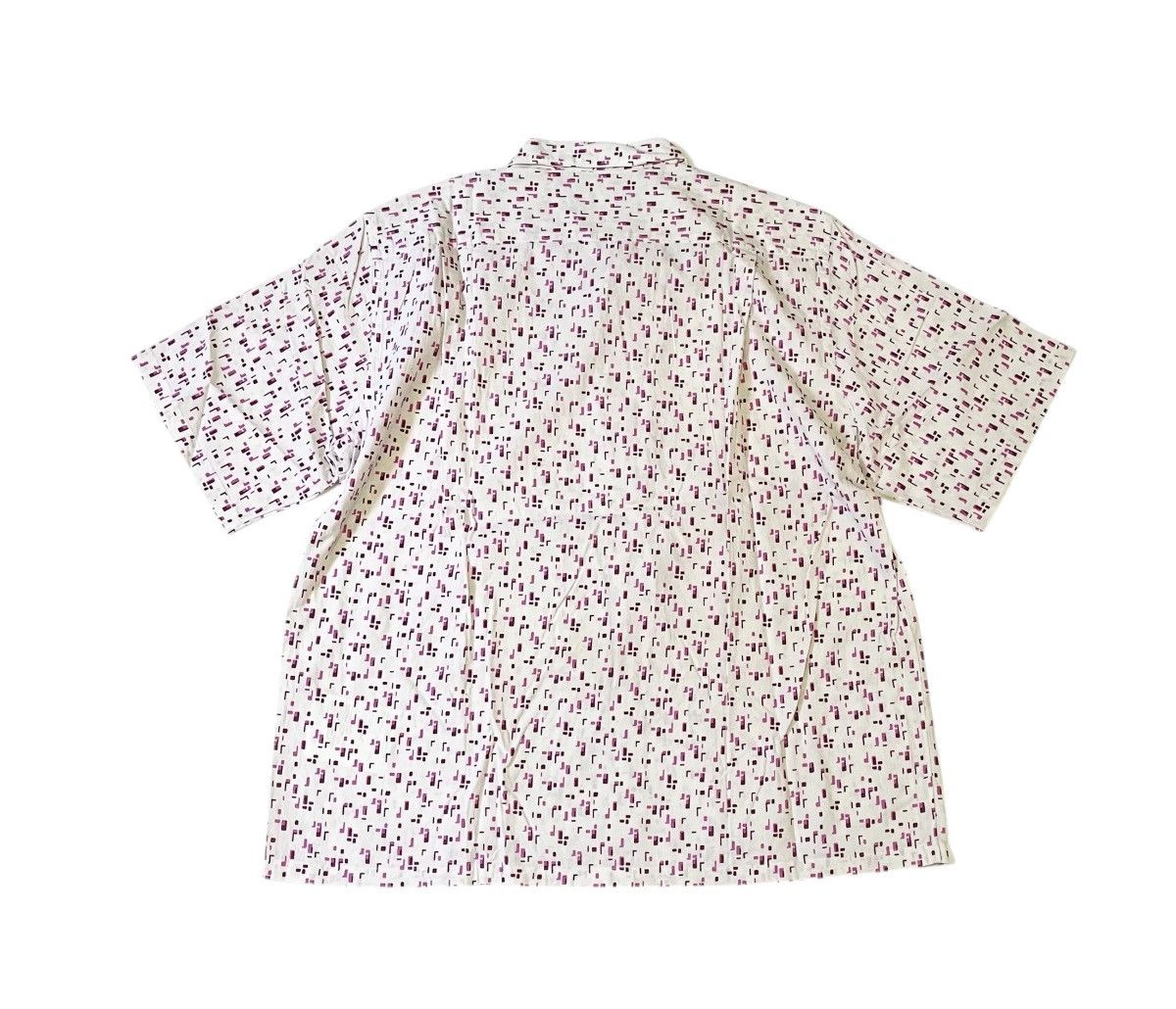 Comme des Garcons Cdg homme AD2002 abstract printed open collar shirt Size US L / EU 52-54 / 3 - 6 Thumbnail