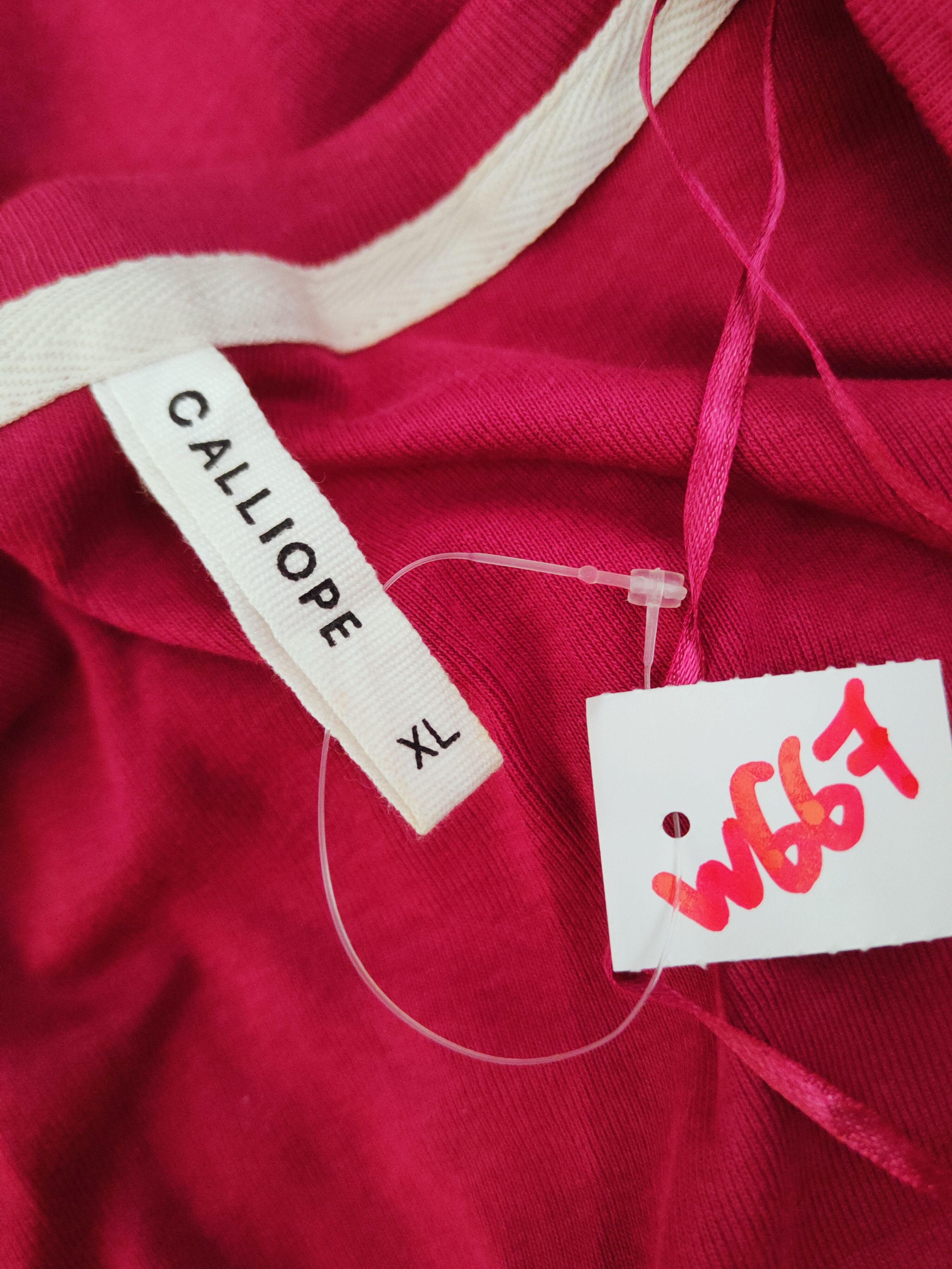 Japanese Brand × Vintage Calliope Dark Pink Cardigan knitwear #W667 Size XL / US 12-14 / IT 48-50 - 13 Thumbnail