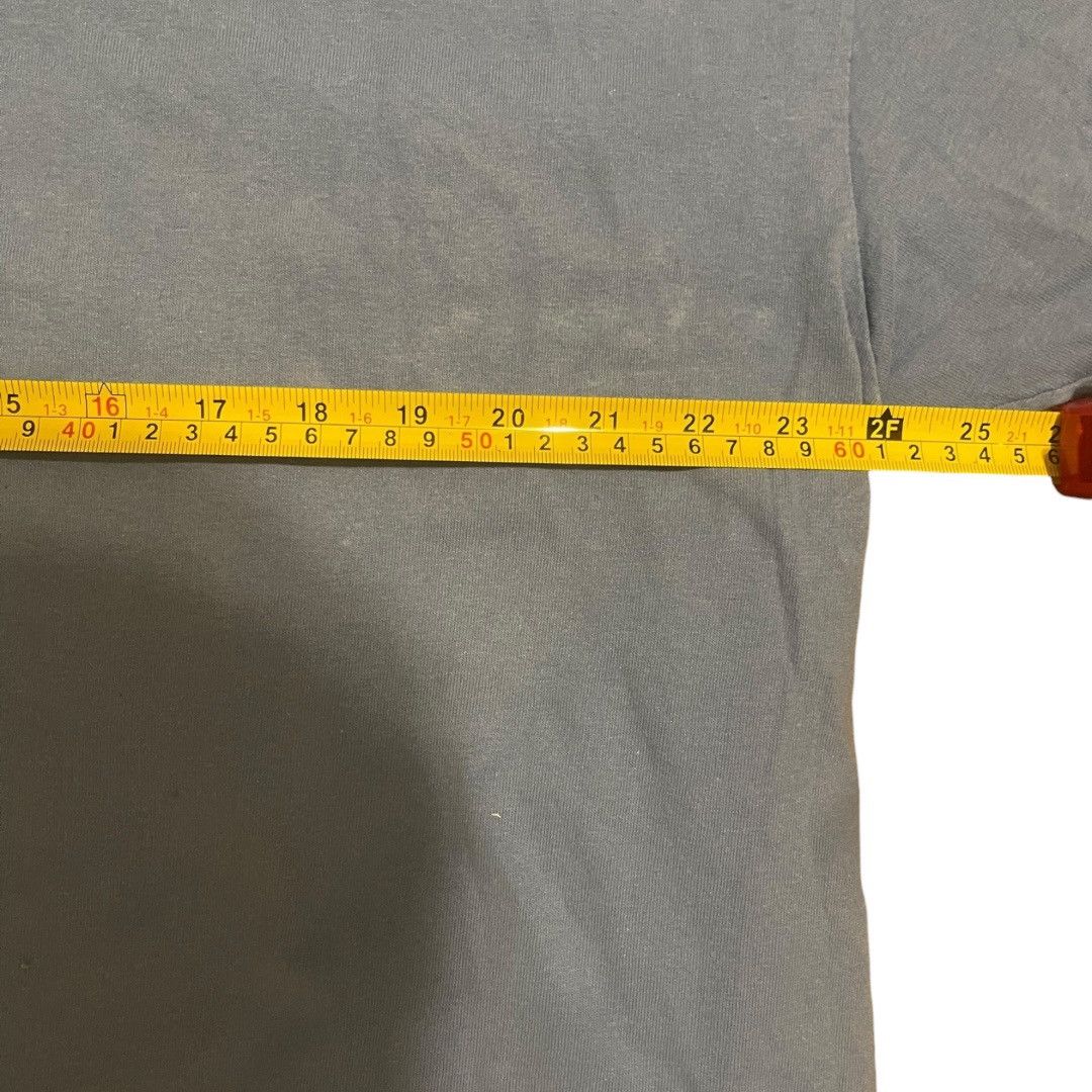 Vintage Vintage Hanes Her Way Blue Blank Single Stitch Tee Sz XL Size XL / US 12-14 / IT 48-50 - 5 Thumbnail