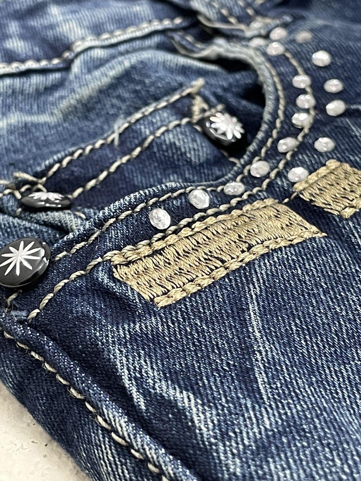 Designer × Hysteric Glamour × If Six Was Nine Flare 3D Whisker Blink Patch Designer Style Size 29" - 8 Thumbnail