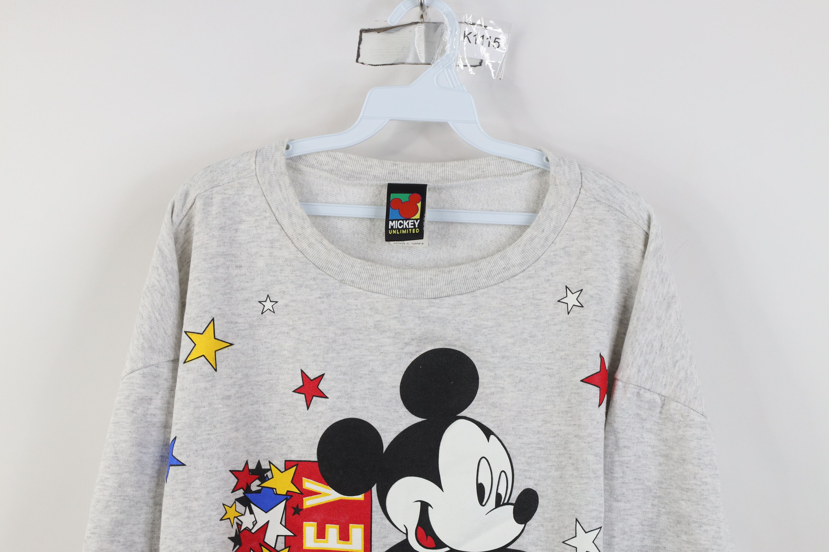Disney Vintage 90s Disney Mickey Mouse Jumbo Legend Sweatshirt Size XL / US 12-14 / IT 48-50 - 2 Thumbnail