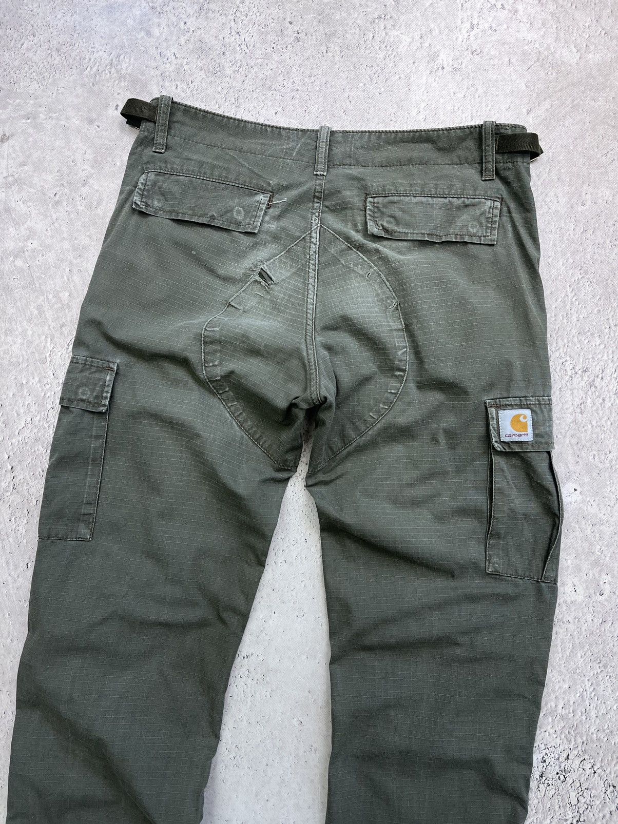 Carhartt × Vintage Vintage Carhartt cargo pants Washed distressed Y2K Size US 30 / EU 46 - 8 Thumbnail