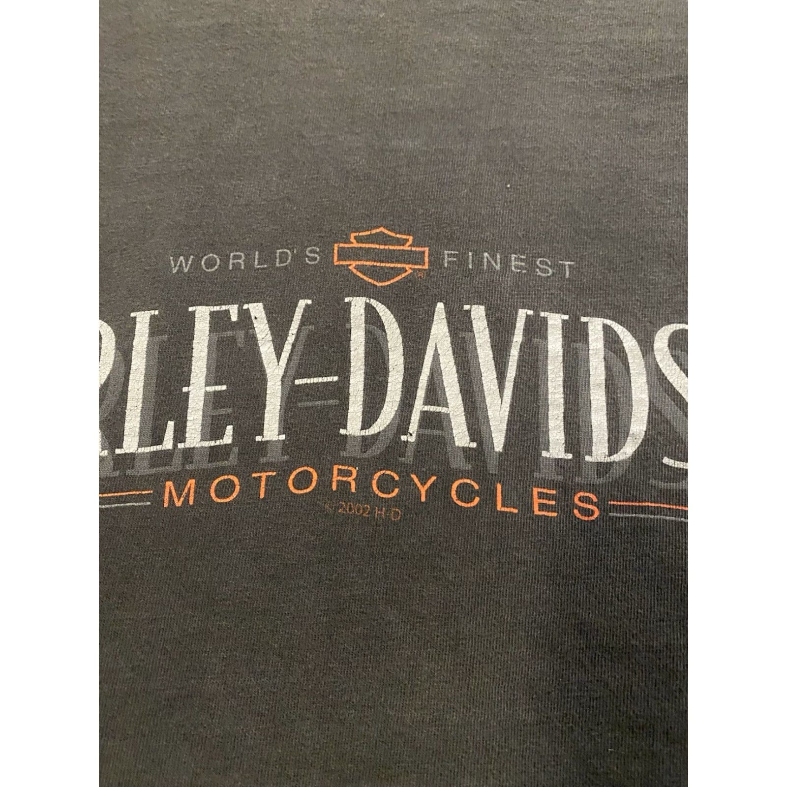 Harley Davidson VINTAGE Harley-Davidson T-Shirt Charleston South Carolina Black Cotton XL Mens Crew Neck Short Sleeve Graphic Print Distress Size US XL / EU 56 / 4 - 6 Thumbnail