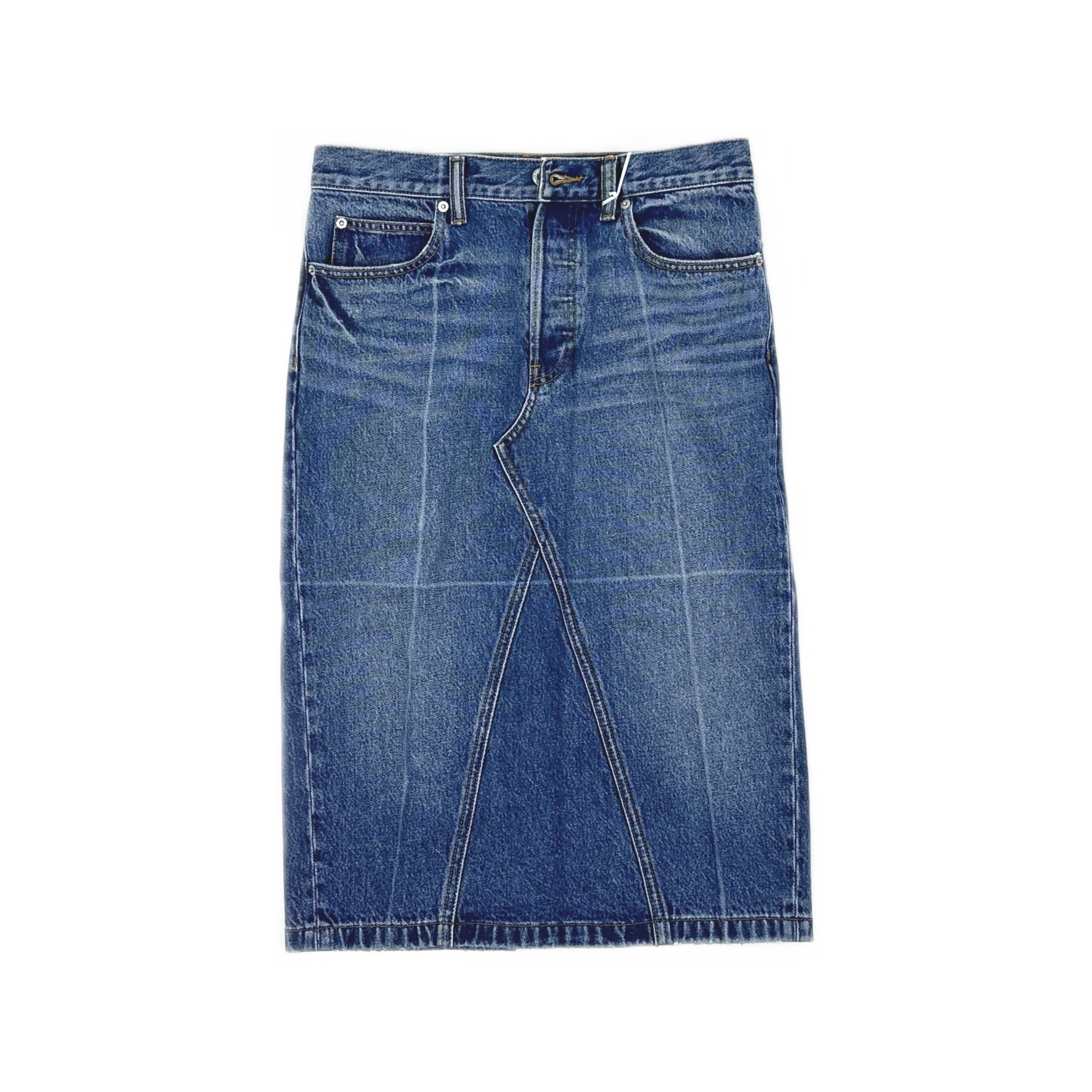 Alexander Wang Alexander Wang Marbled Denim Mini Skirt Size 24 Size 24" / US 00 / IT 34 - 1 Thumbnail