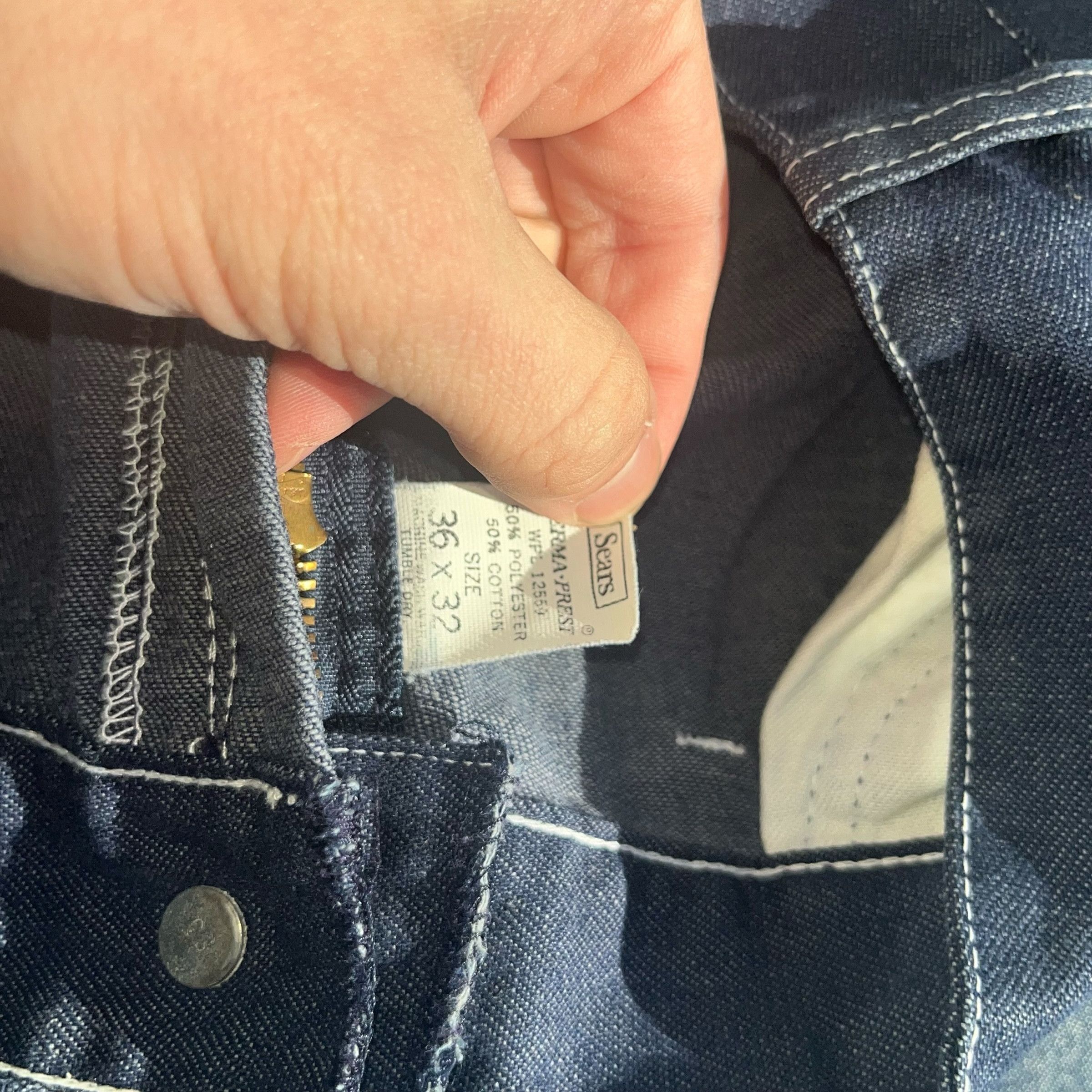 Sears × Vintage VINTAGE Sears Roebuck Carpenter Pants 36x30 Size US 36 / EU 52 - 9 Thumbnail