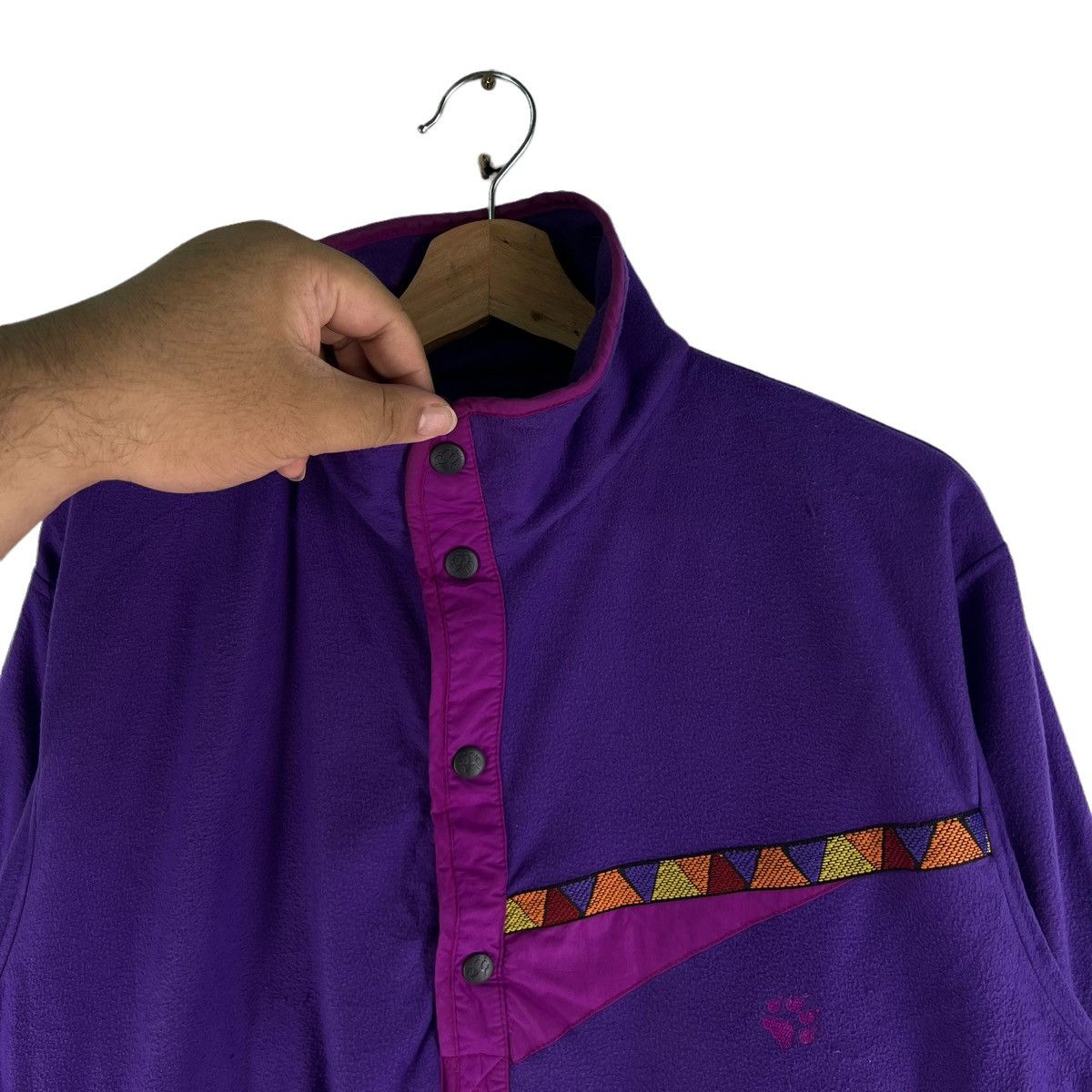 Japanese Brand 🔥VINTAGE FLEECE BOMBER JACKET POLARTEC JACK WOLFSKIN Size US L / EU 52-54 / 3 - 6 Thumbnail