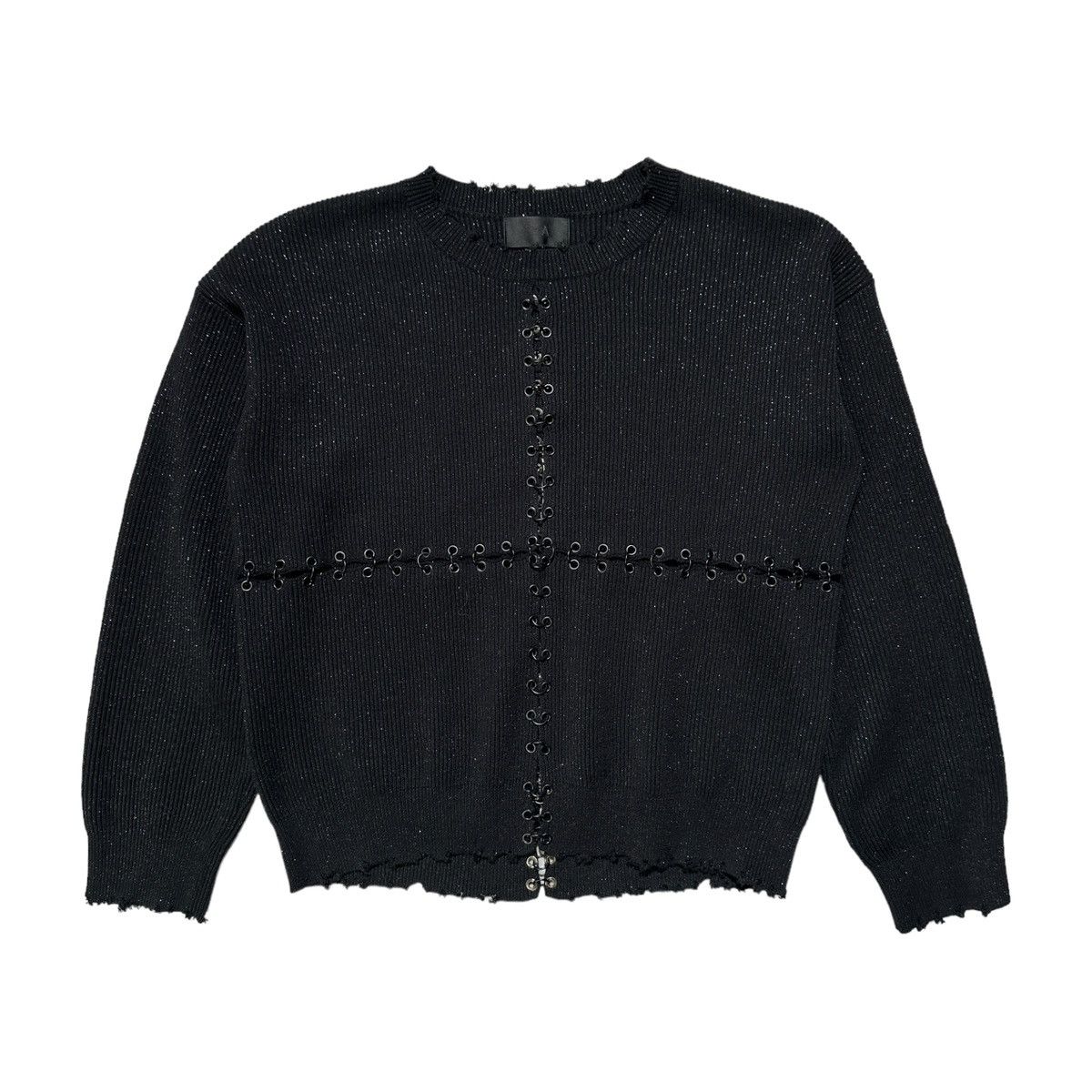Rta Pierced glitter ribbed sweater Size US S / EU 44-46 / 1 - 1 Thumbnail