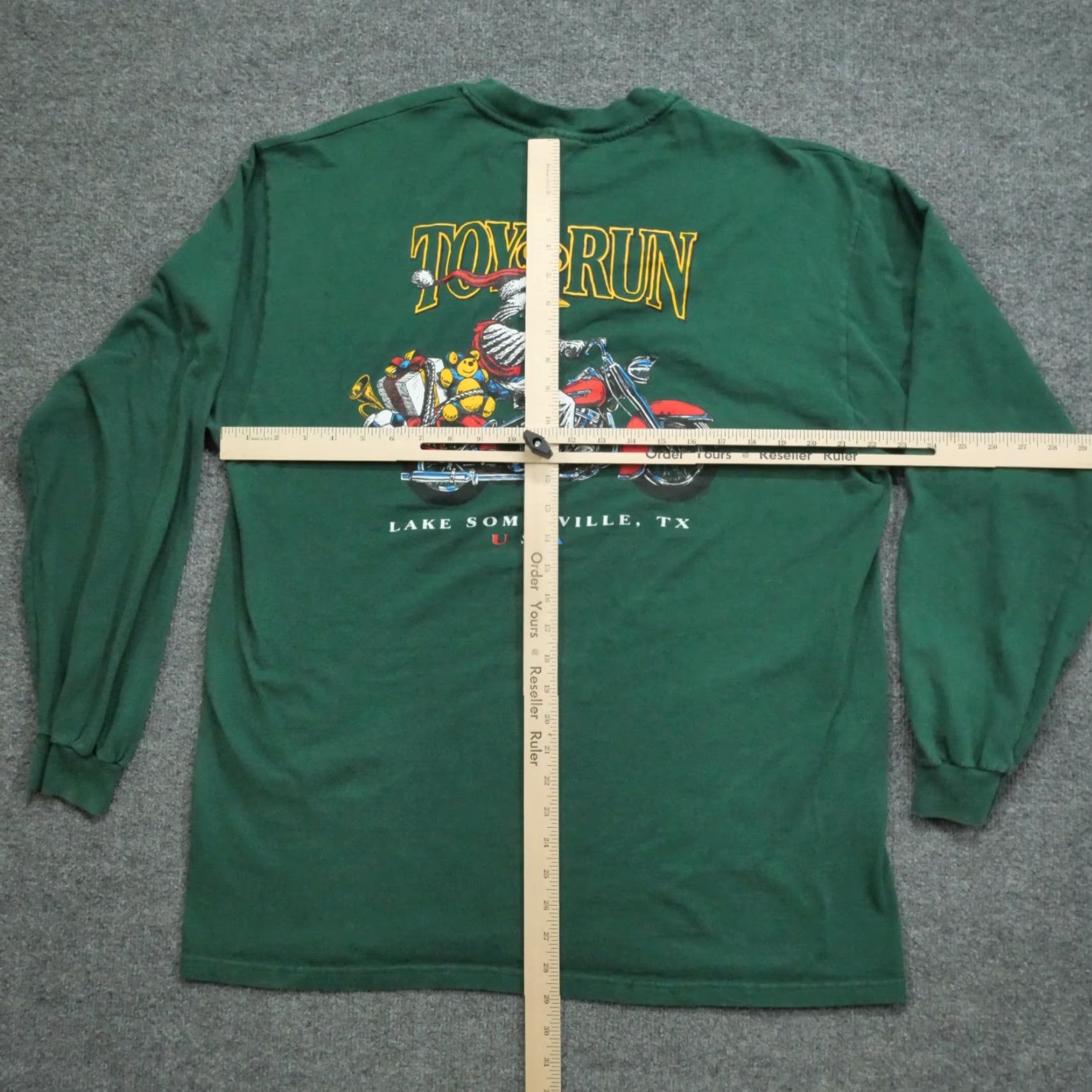 Vintage VINTAGE Bacardi Motorcycle T Shirt Mens XL Green 1998 90s Logo Cotton Crew Neck Long Sleeve Shirt Size US XL / EU 56 / 4 - 6 Thumbnail