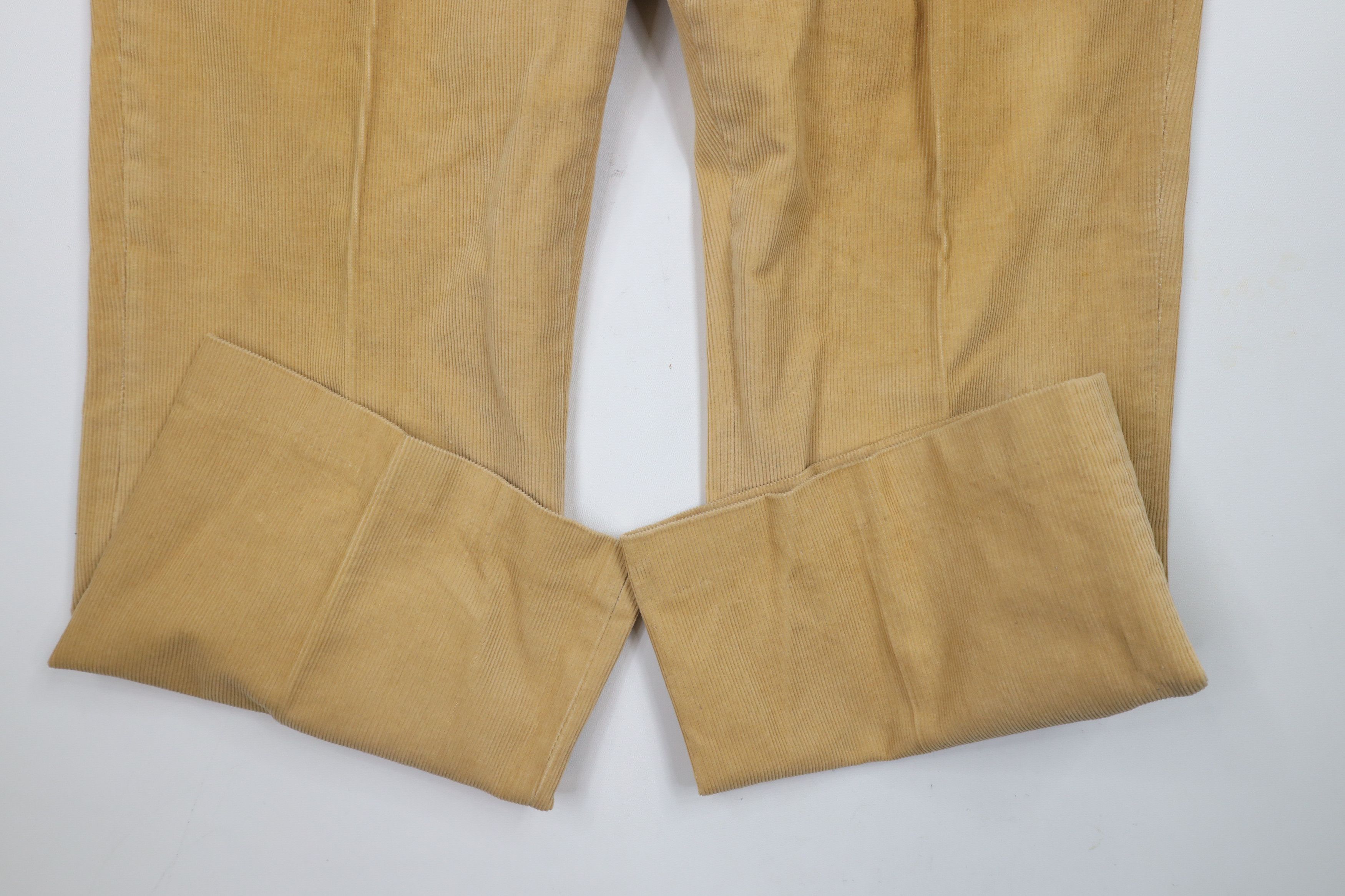 Vintage Vintage 70s Streetwear Bell Bottoms Corduroy Chino Pants Size US 36 / EU 52 - 7 Thumbnail