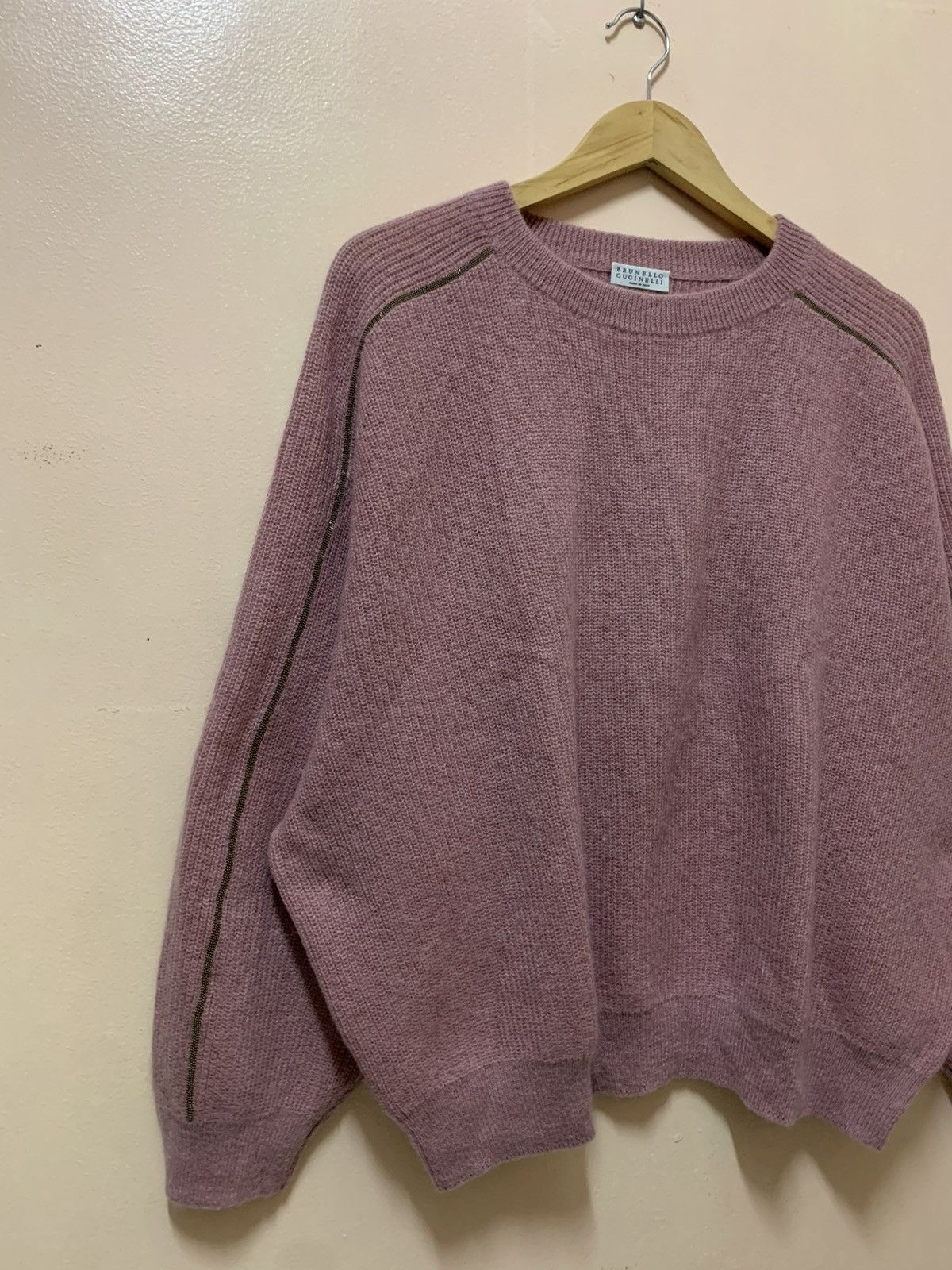 Brunello Cucinelli Brunello Cucinelli Bead-Embellished Mohair-Blend Sweater Size XS / US 0-2 / IT 36-38 - 6 Thumbnail