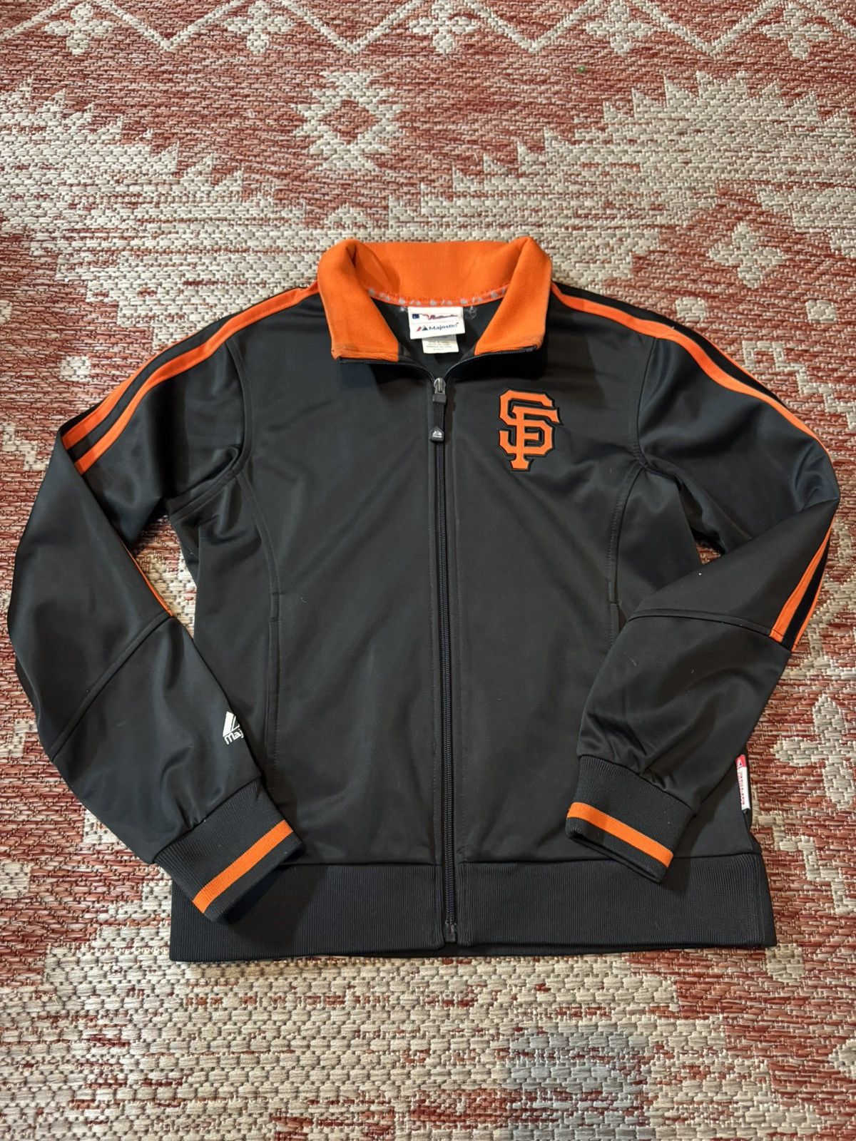 Majestic San Francisco Giants Majestic Men’s Warm Up Jacket Sz S Size US S / EU 44-46 / 1 - 1 Thumbnail