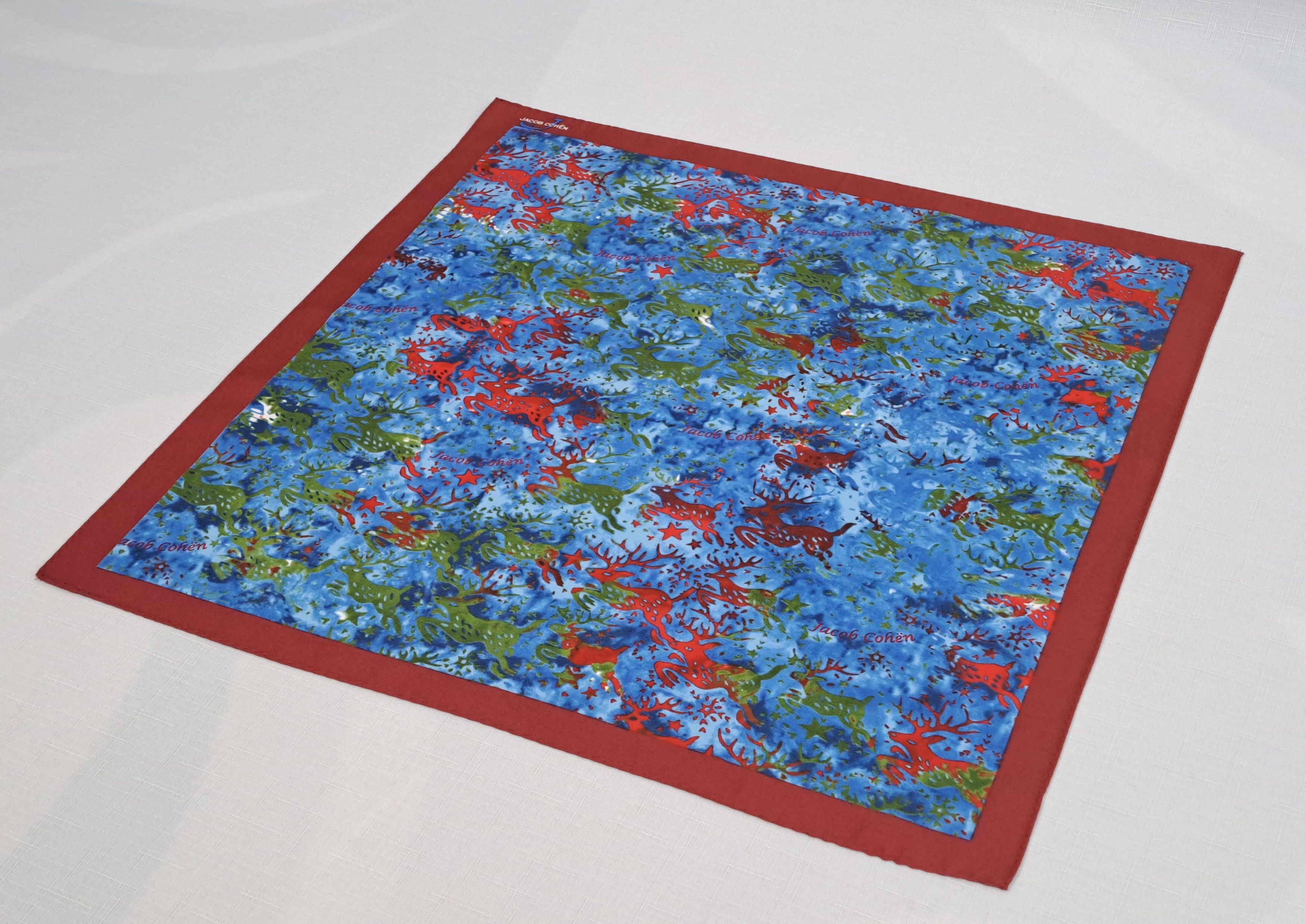 Jacob Cohen JACOB COHEN Bandana Handkerchief Headband Pocket Square. Size ONE SIZE - 5 Thumbnail