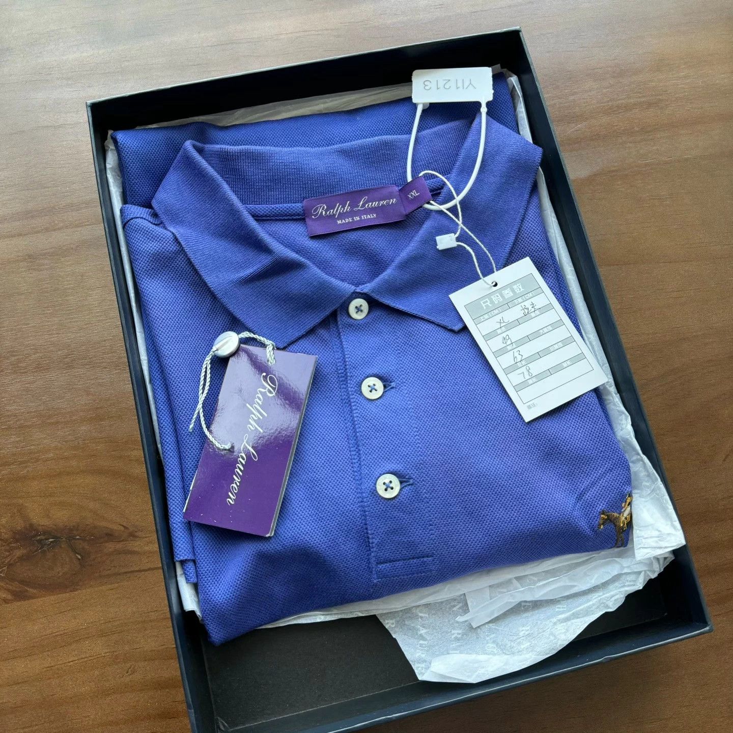 Polo Ralph Lauren RRL Purple Label Embroidered Pony Polo XXL Size US XXL / EU 58 / 5 - 6 Thumbnail