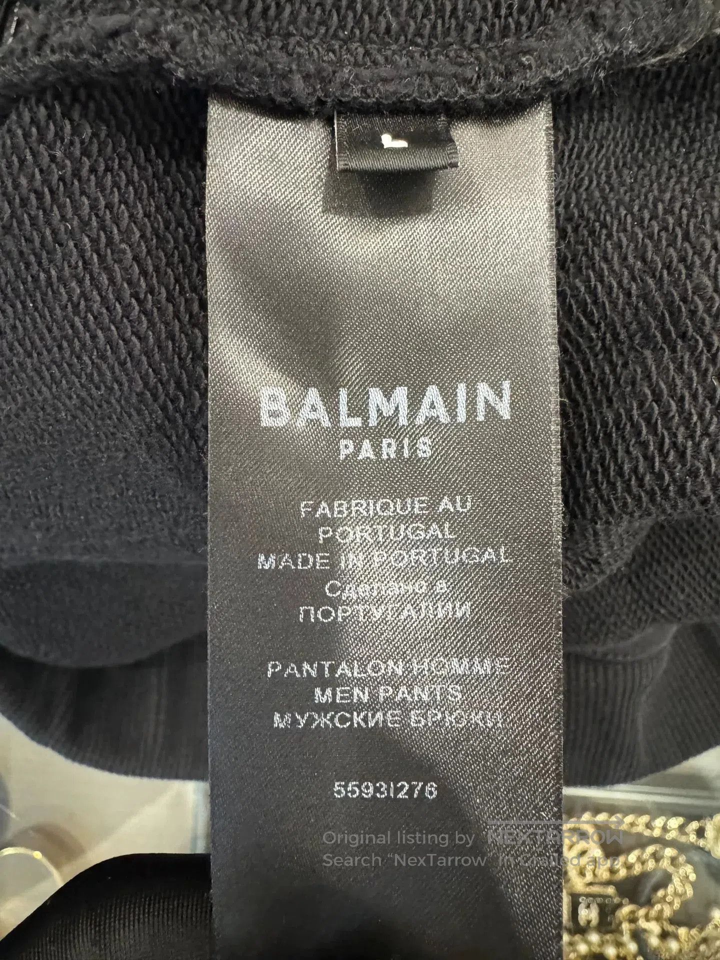 Balmain Balmain Men's Logo Patch Sweatpants. Size US 38 / EU 54 - 6 Thumbnail