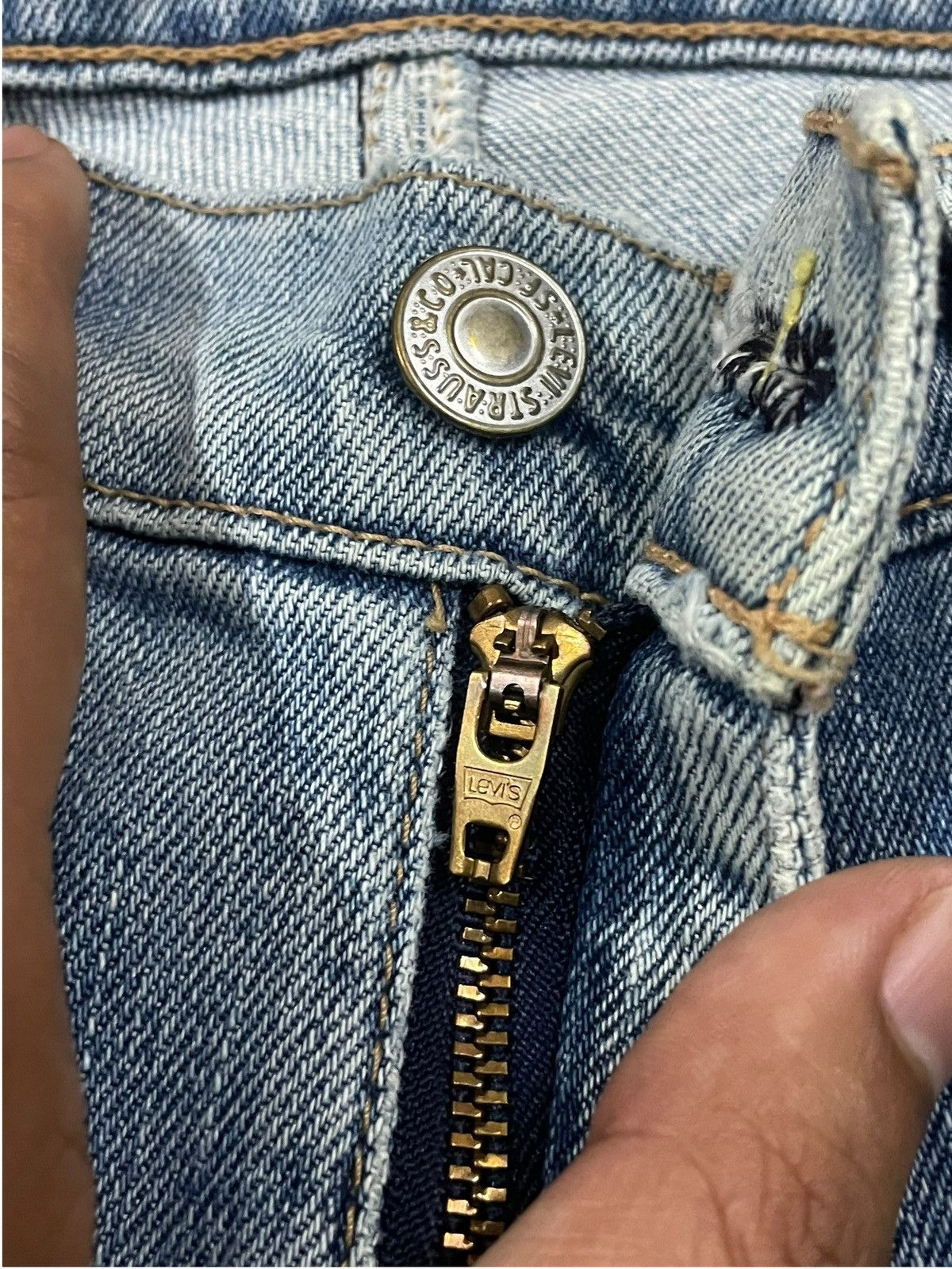 Levi's Vintage Clothing Vintage Y2K Levi’s Womens Denim Blue Fade Wash Bootcut Jeans Size 28" / US 6 / IT 42 - 10 Thumbnail