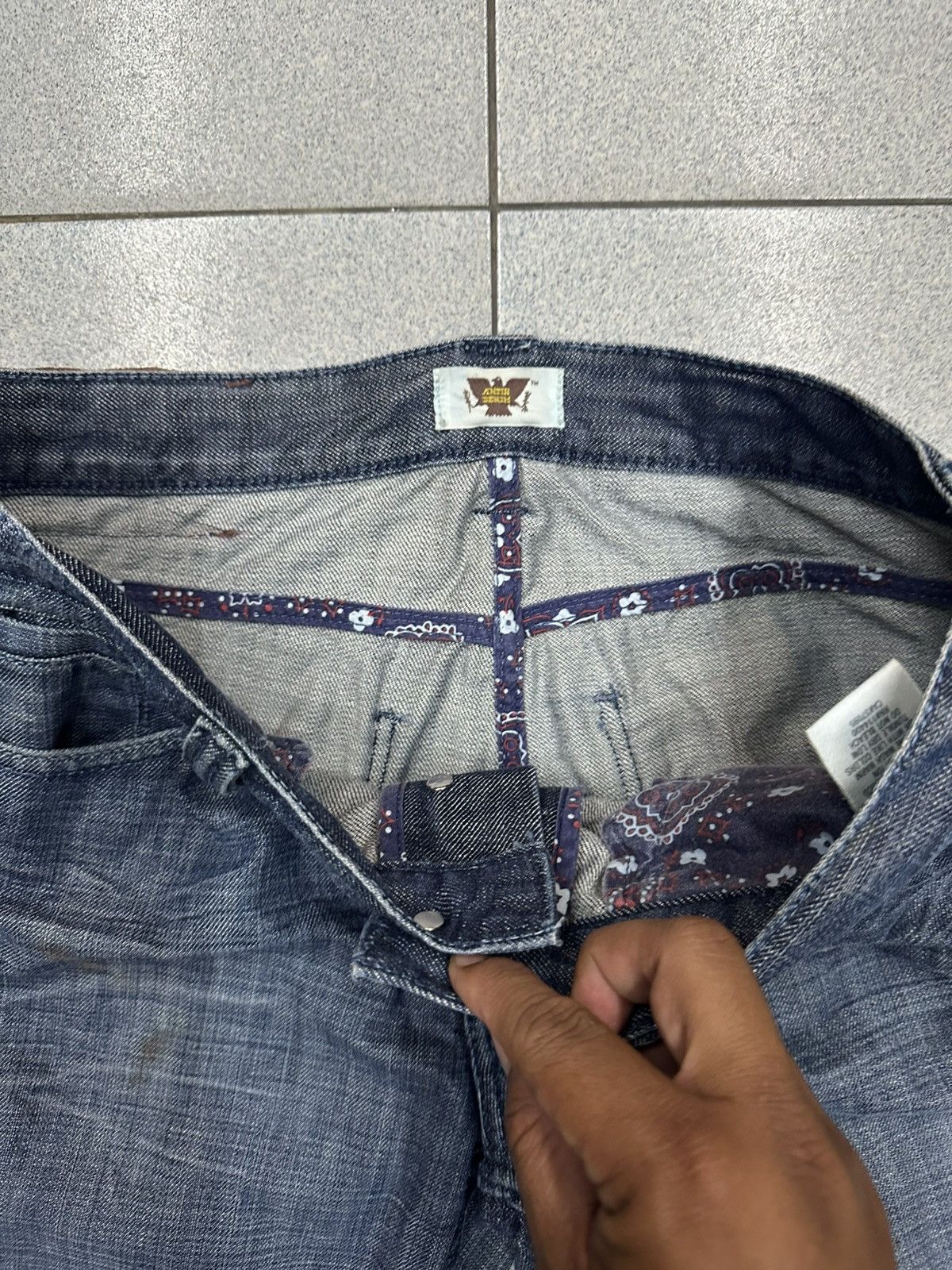 Japanese Brand × Vintage VTG ANTIQUE Denim Pants Size US 36 / EU 52 - 9 Thumbnail