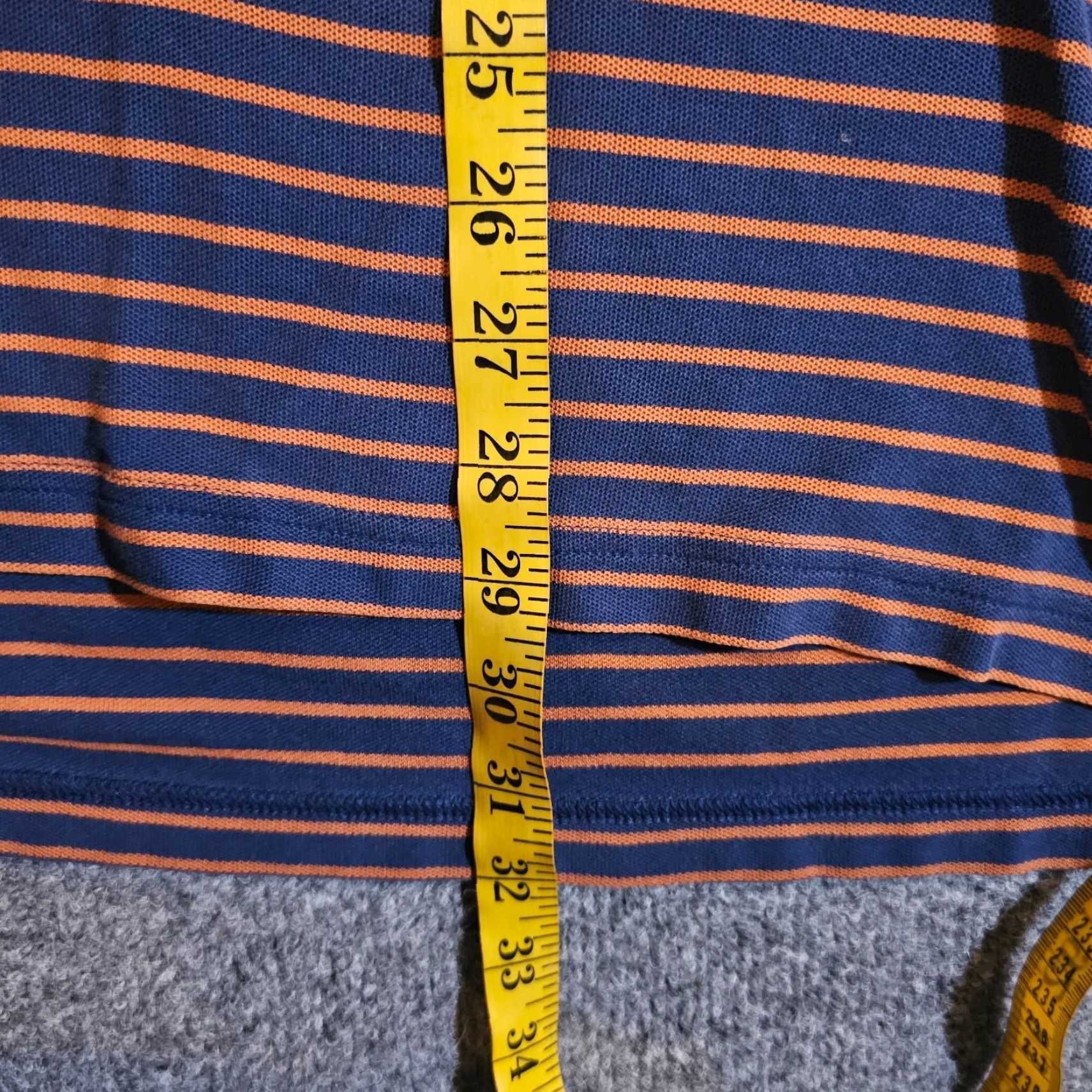 Brooks Brothers Brooks Brothers Polo Shirt Mens XL Navy Striped Short Sleeve Classic Career Shirt Size US XL / EU 56 / 4 - 7 Thumbnail