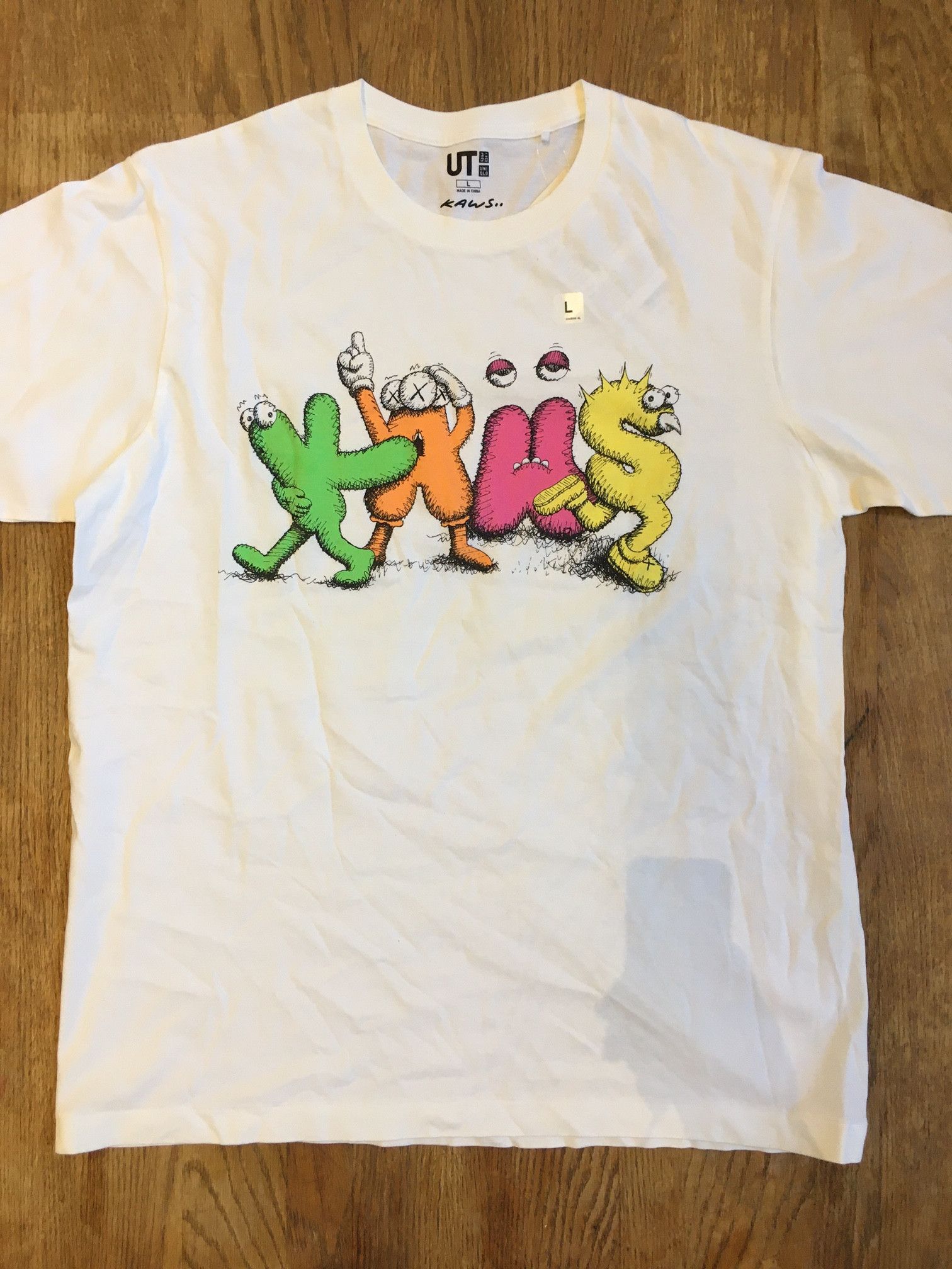Kaws × Uniqlo KAWS Uniqlo Logo Print T-Shirt Size US L / EU 52-54 / 3 - 1 Thumbnail