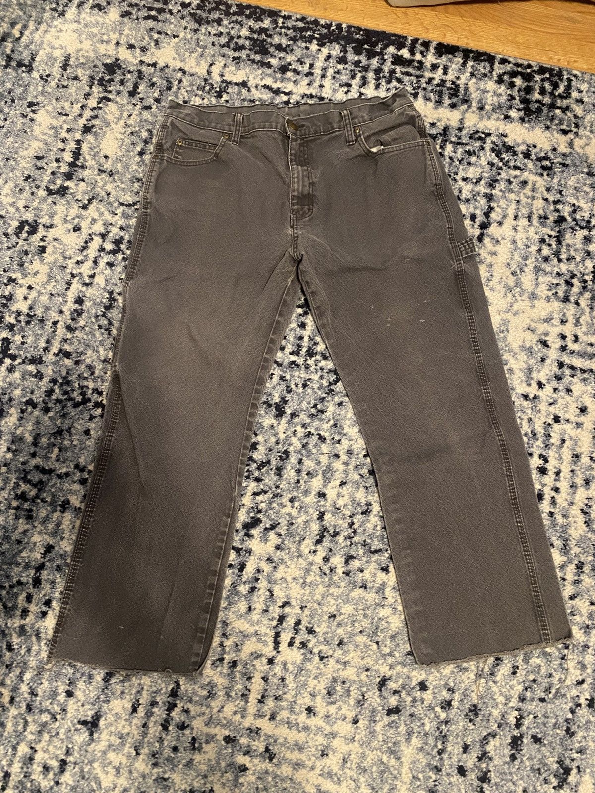 Dickies × Vintage Grey Dickies Carpenter Pants 34x26 Size US 34 / EU 50 - 1 Thumbnail