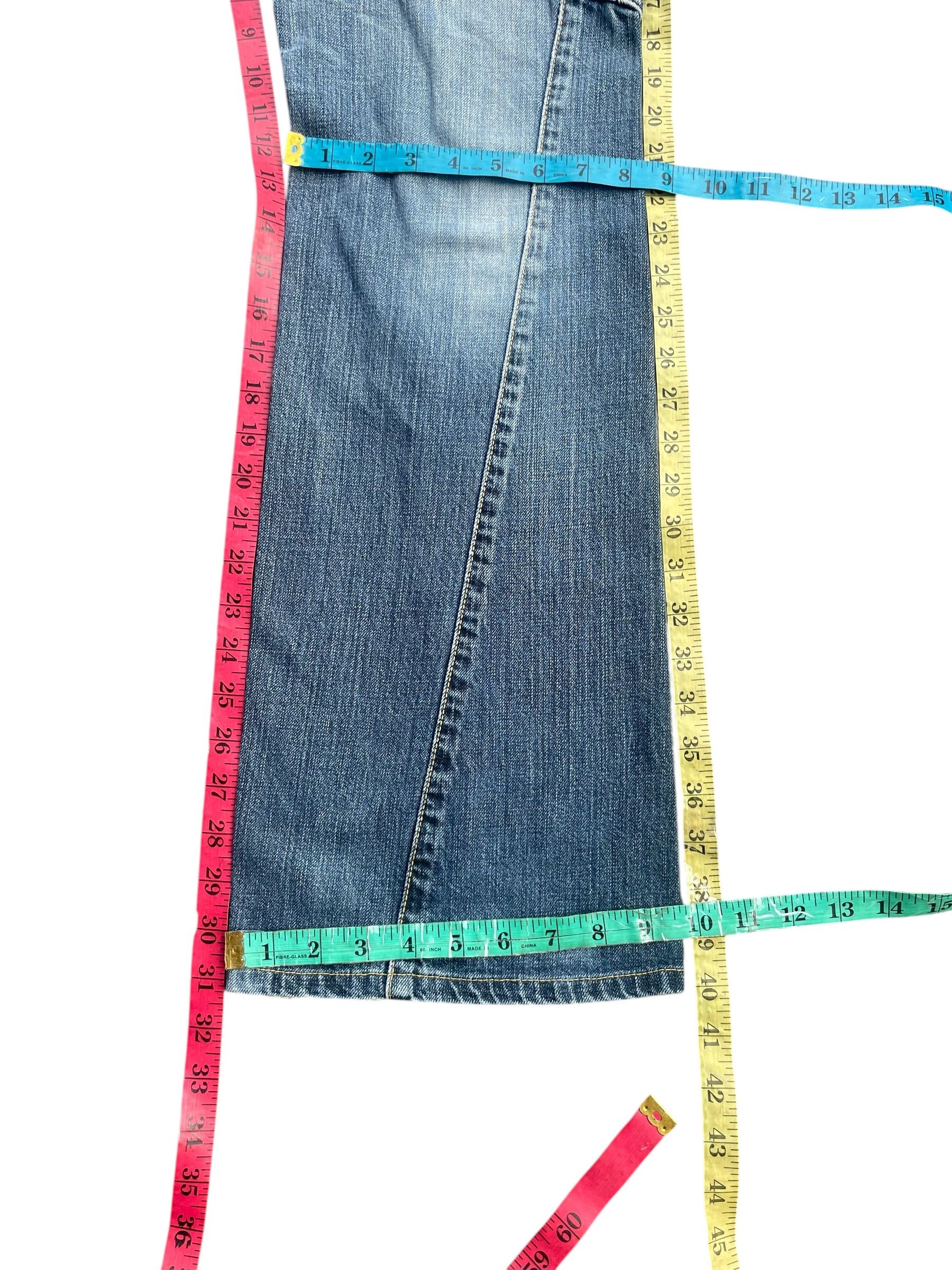 Lee Lee Riders Flare Side Pocket Denim Size US 35 - 16 Thumbnail
