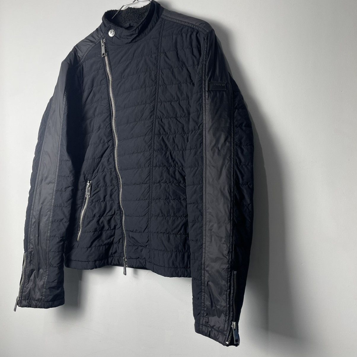 Armani Exchange Armani Exchange Asymmetrical Biker Jacket Size US S / EU 44-46 / 1 - 2 Thumbnail