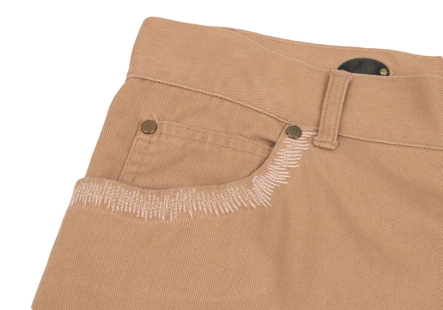Jean Paul Gaultier Cotton Tapered Pants in Beige Size 48 Size US 32 / EU 48 - 5 Thumbnail