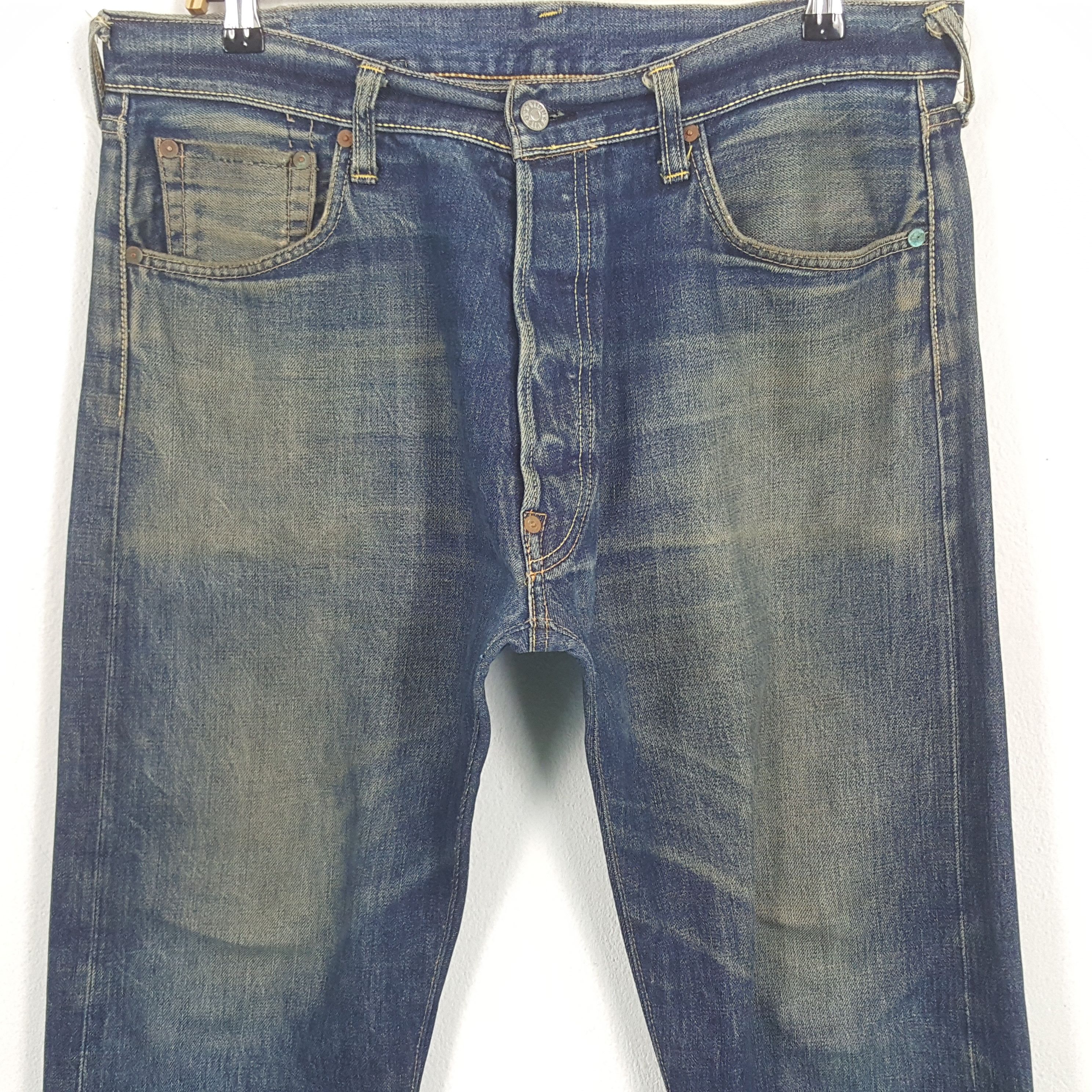 Evisu × Vintage Vintage Evisu Selvedge Custom Daicock Denim Jeans Size US 35 - 5 Thumbnail