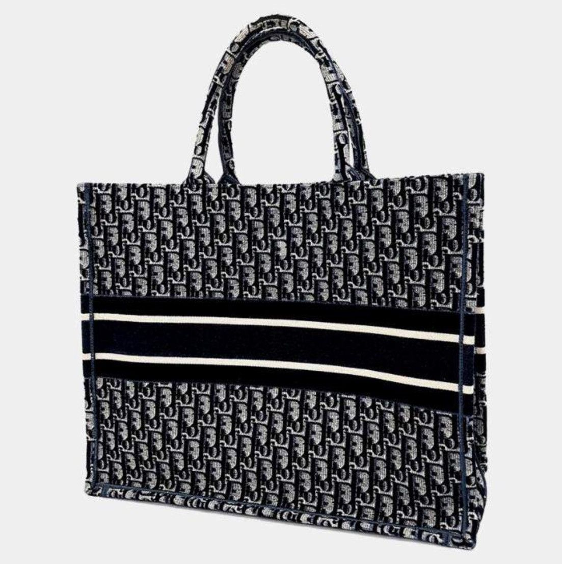 Dior Authentic✅ Receipt ✅ Velvet Oblique Book Tote Bag Size ONE SIZE - 2 Thumbnail