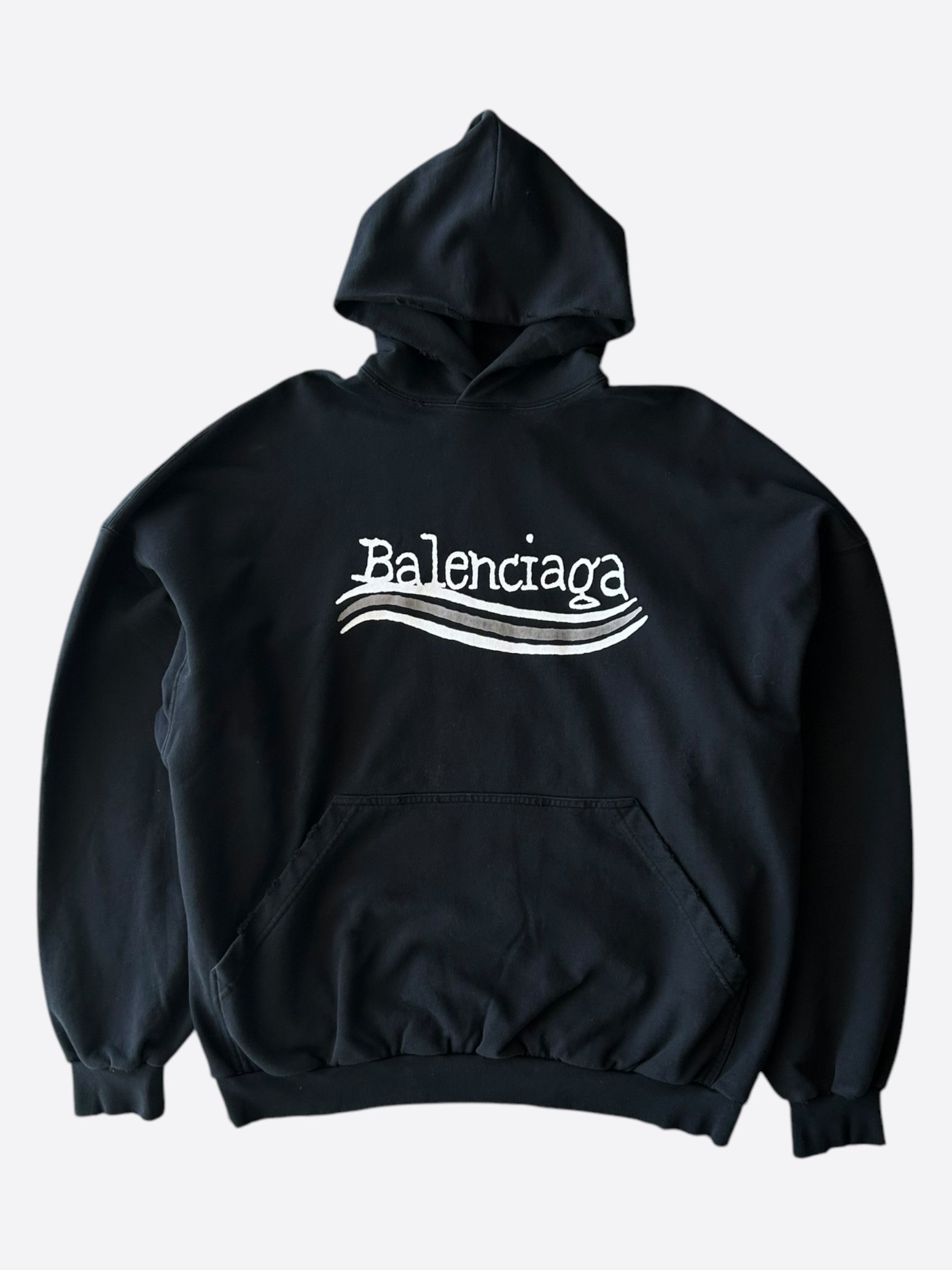 トップス balenciaga Campaign Logos hoodie xs Balenciaga 2017 Campaign Logo Oversized Red Hoodie Size XS