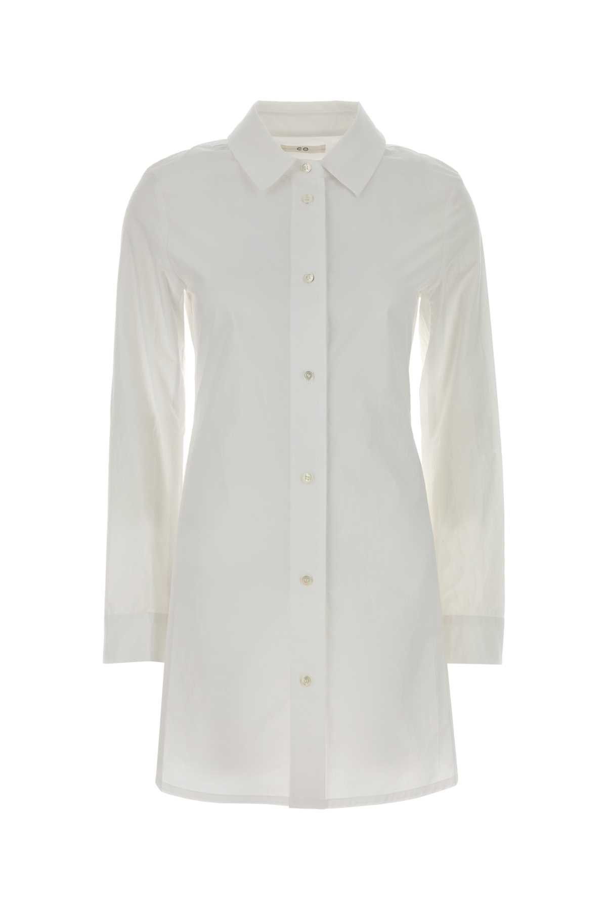 CO White Poplin Shirt Size S / US 4 / IT 40 - 1 Thumbnail