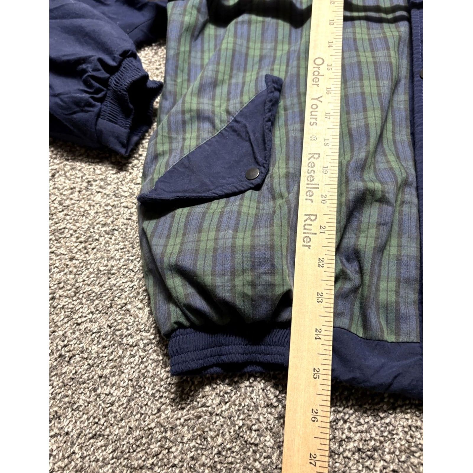 Etro VINTAGE ProQuip GoreTex Golf Jacket Mens L Green Tartan Plaid Wind Retro Snap Pocket Size US L / EU 52-54 / 3 - 6 Thumbnail
