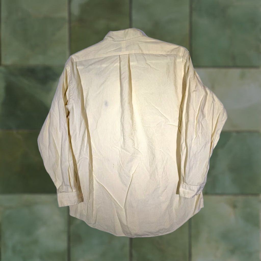 Ralph Lauren Ralph Lauren Yarmouth Dress Shirt Men’s 17 34/35 Yellow Striped Cotton Classic Shirt Size 46R - 1 Thumbnail