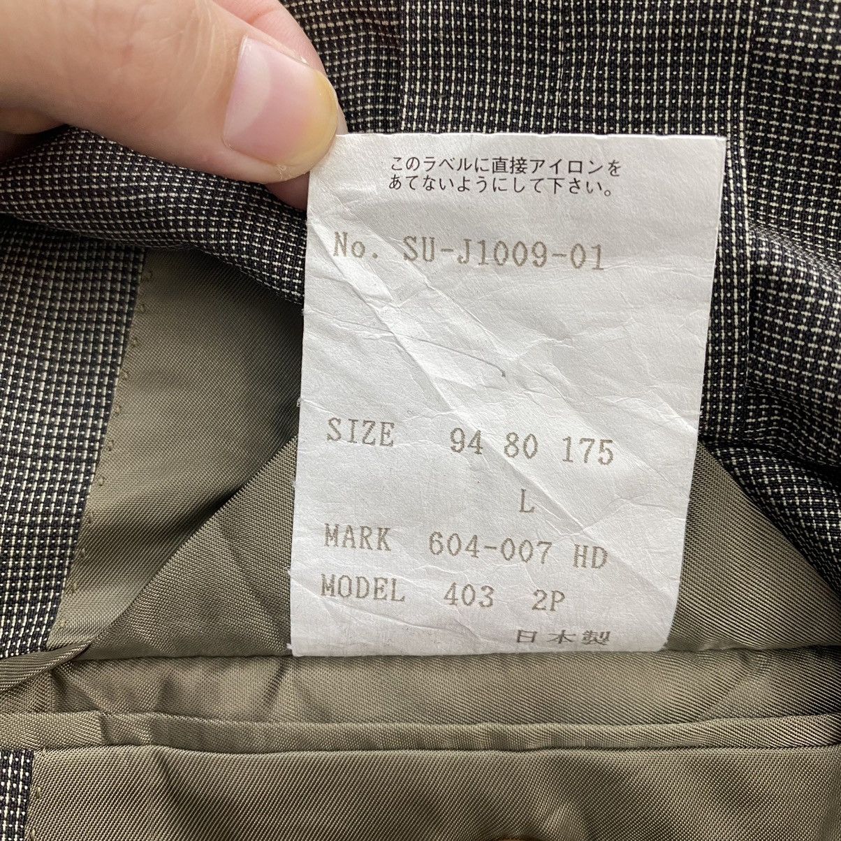 Paul Smith PAUL SMITH COLLECTION Check Tartan Grey Blazer Coat Size US M / EU 48-50 / 2 - 8 Thumbnail