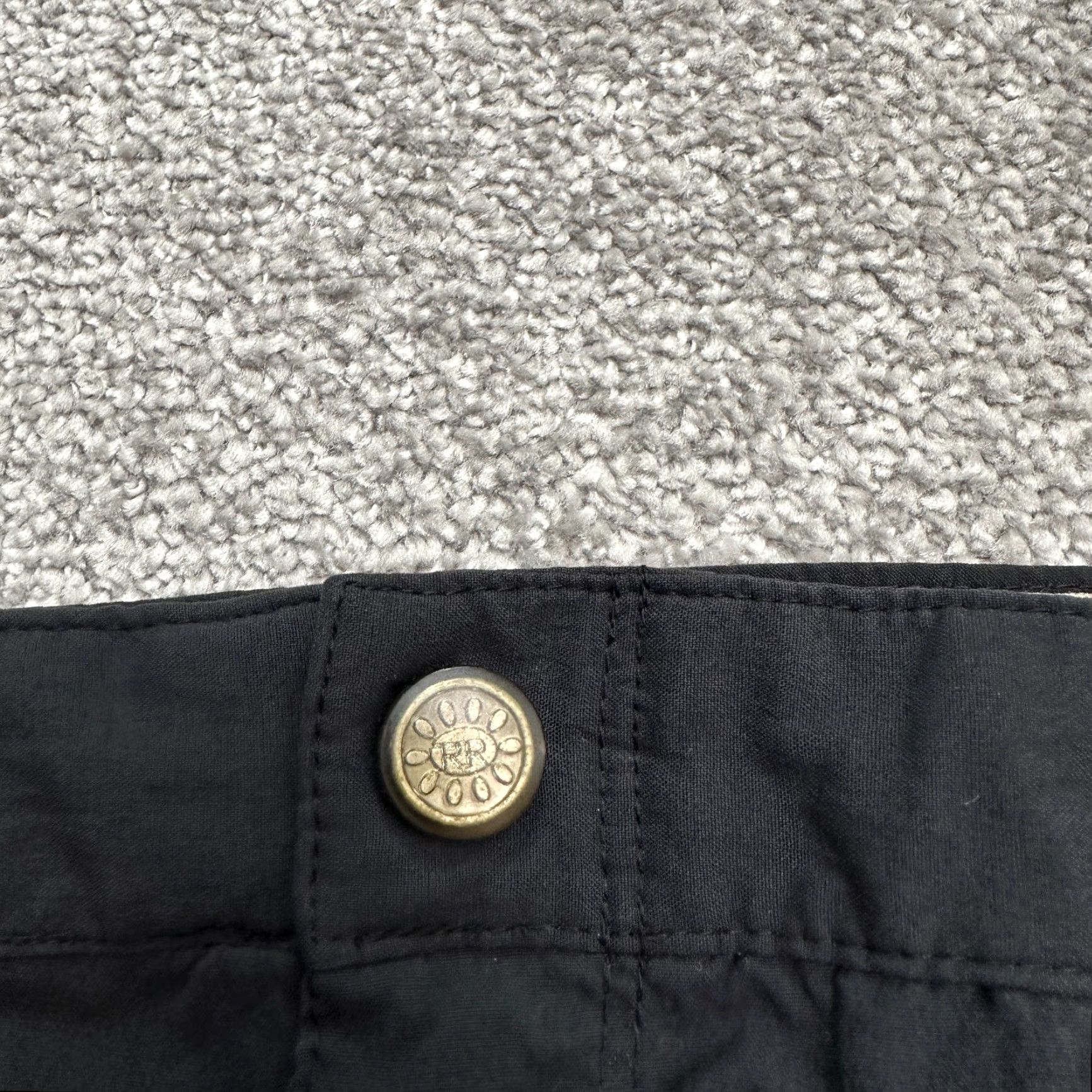 Royal Robbins VINTAGE NO — Royal Robbins Cropped Pants Womens 12 Black Straight Active Outdoor Hiking 34x18 Size 34" / US 12 / IT 48 - 3 Thumbnail