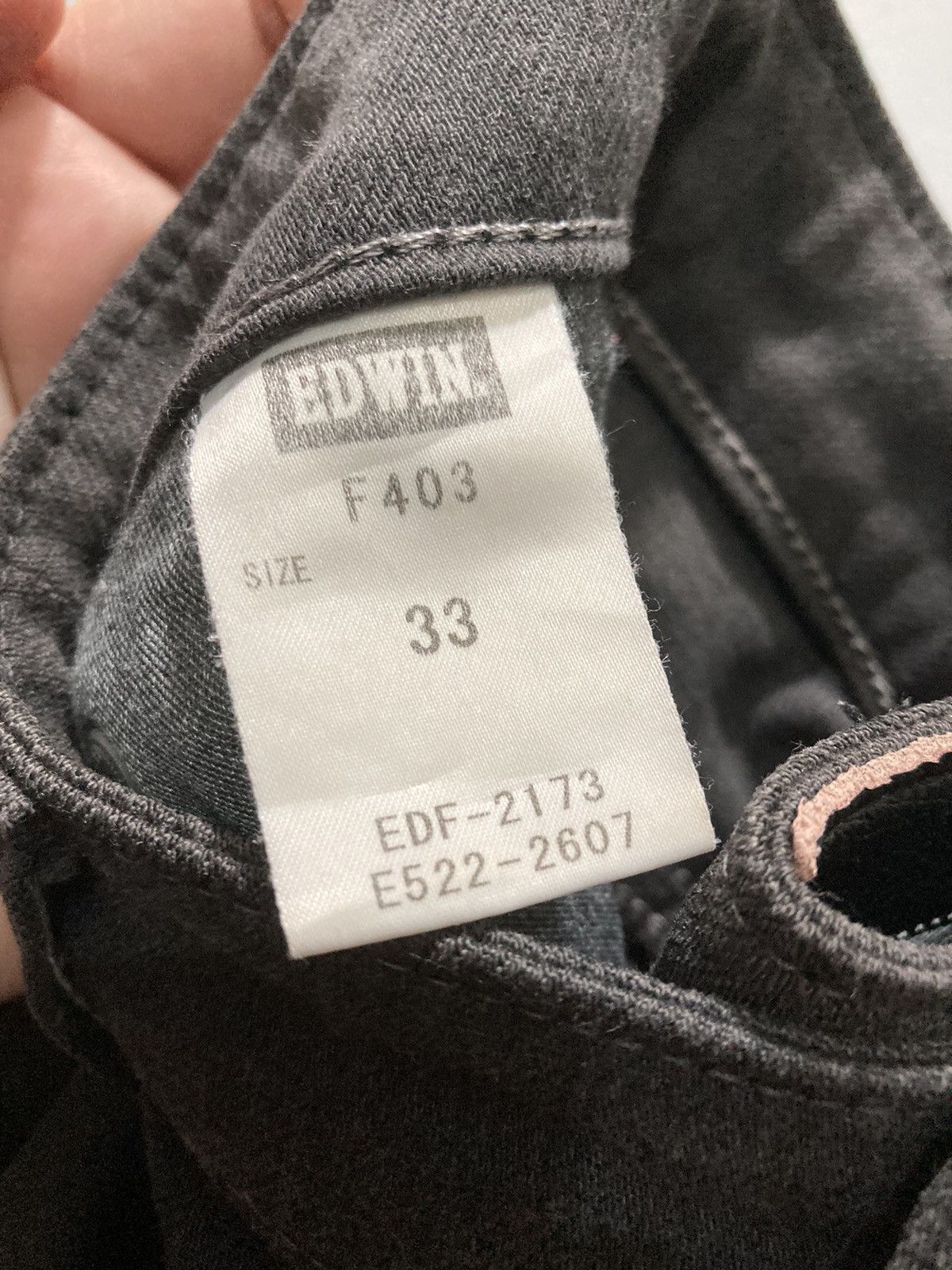 Edwin Made In Japan Black Pants
