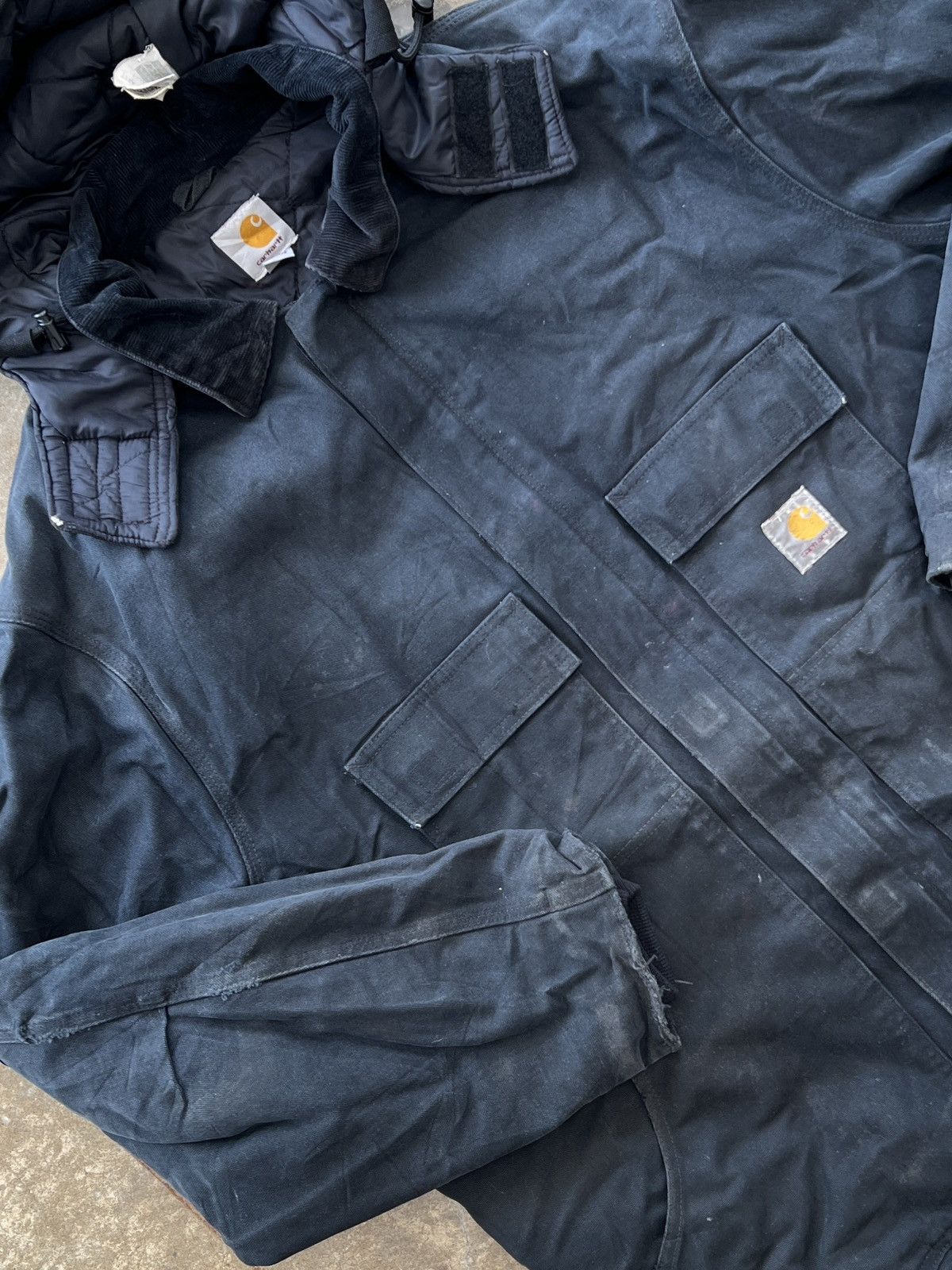 Carhartt 90s Carhartt Detachable Hood Arctic Parka Jacket Size US XXL / EU 58 / 5 - 1 Thumbnail