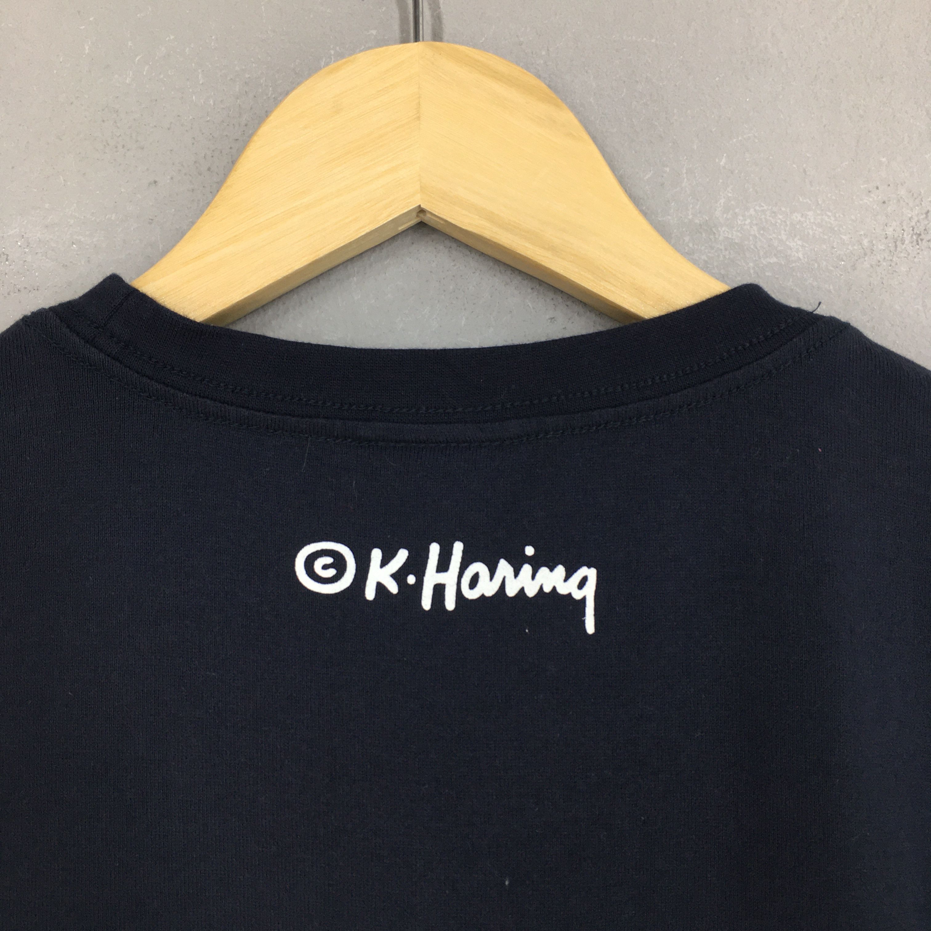 Art Comes First × Keith Haring Vintage 90s Keith Haring American Flag Pop Art Tshirt Medium Size US M / EU 48-50 / 2 - 9 Thumbnail
