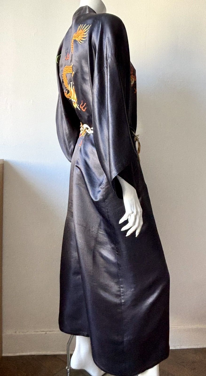 Other Silk chinese kimono dress hand embroidery vintage Size M / US 6-8 / IT 42-44 - 10 Thumbnail